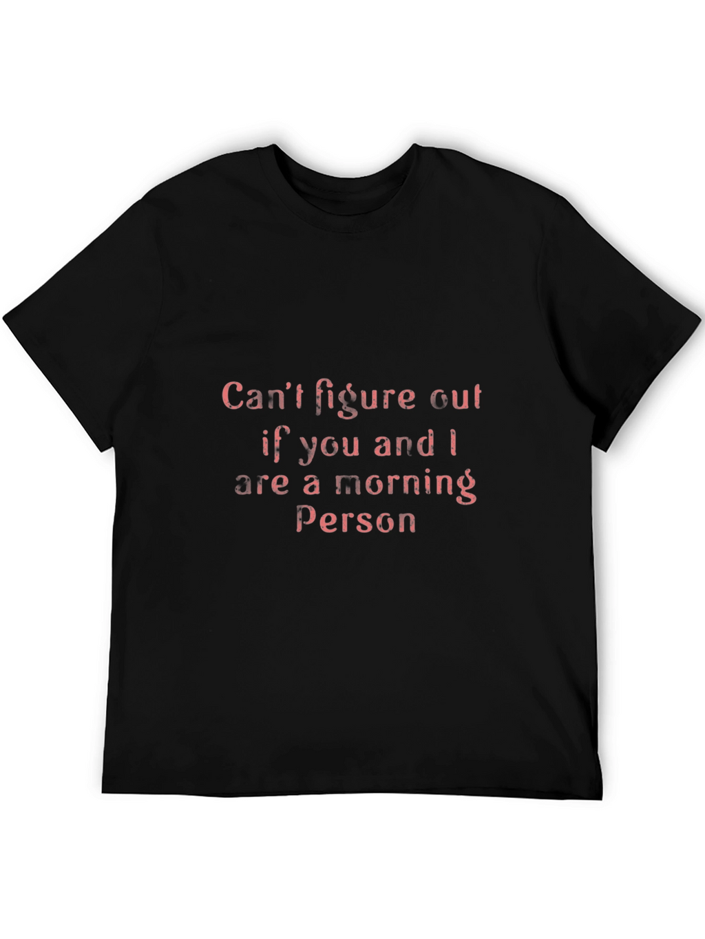 Morning Person Graphic Tee - Black