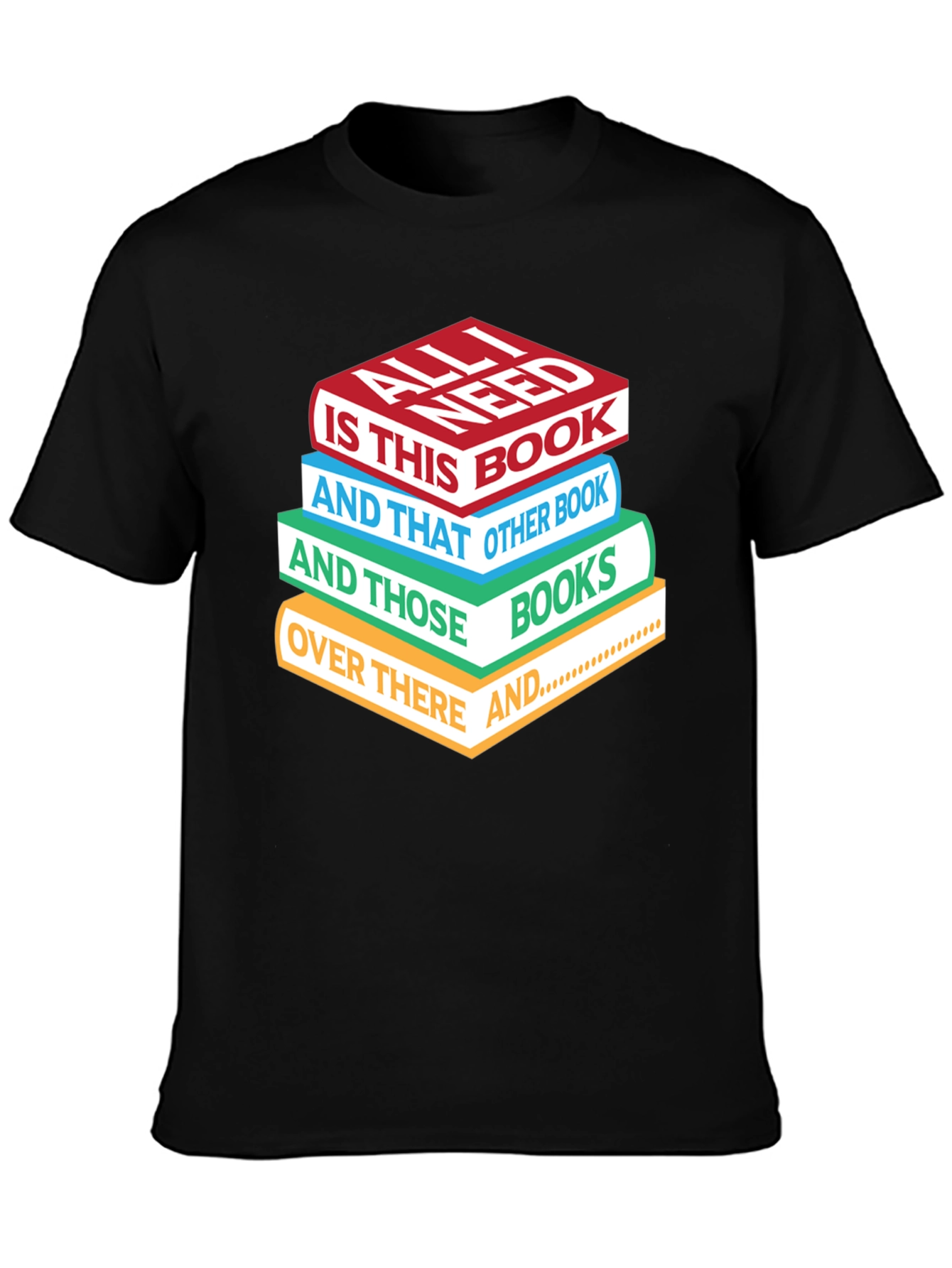 Book Lover T-Shirt: All I Need is Books