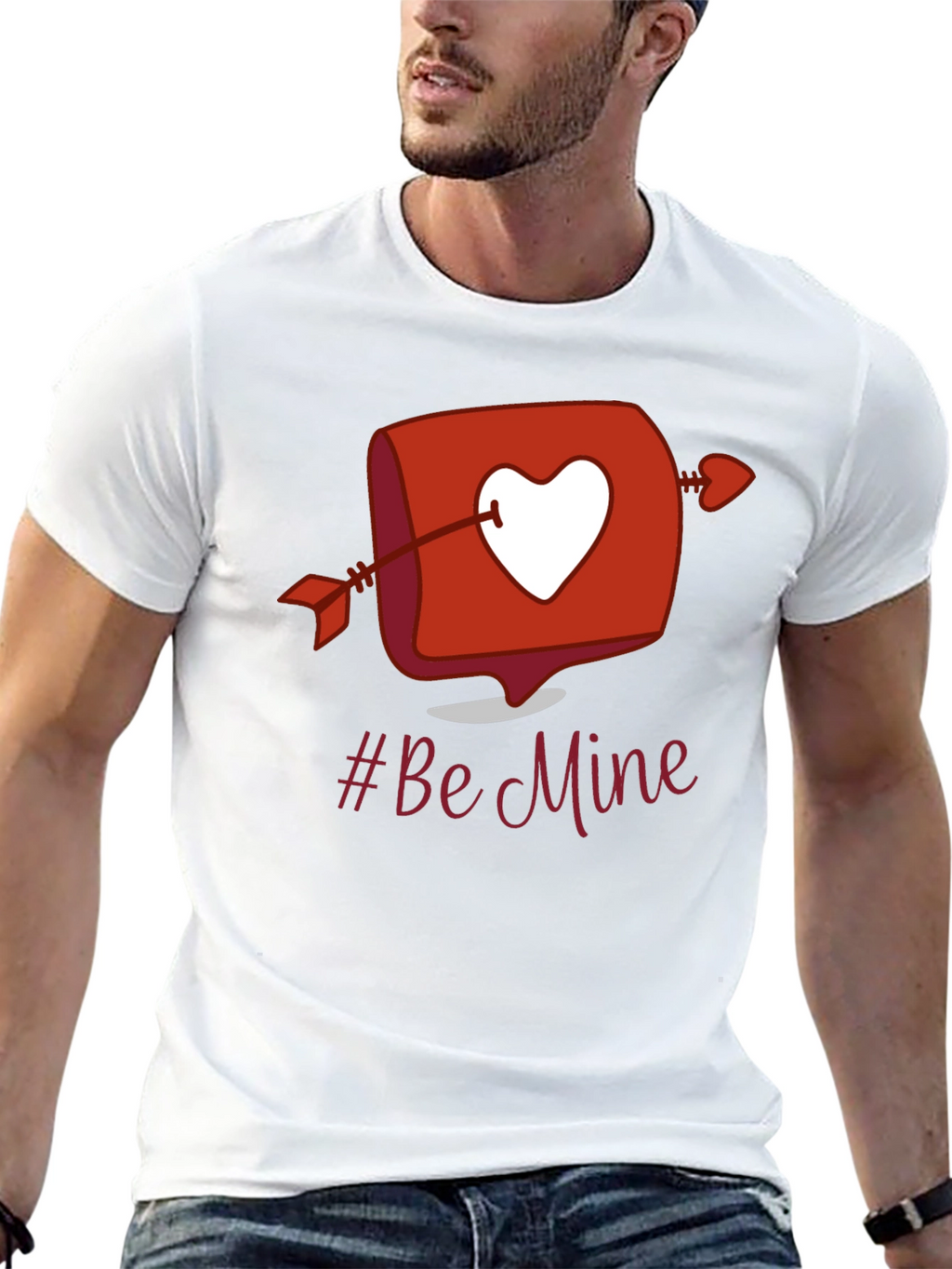 Be Mine Valentines Day Graphic Tee