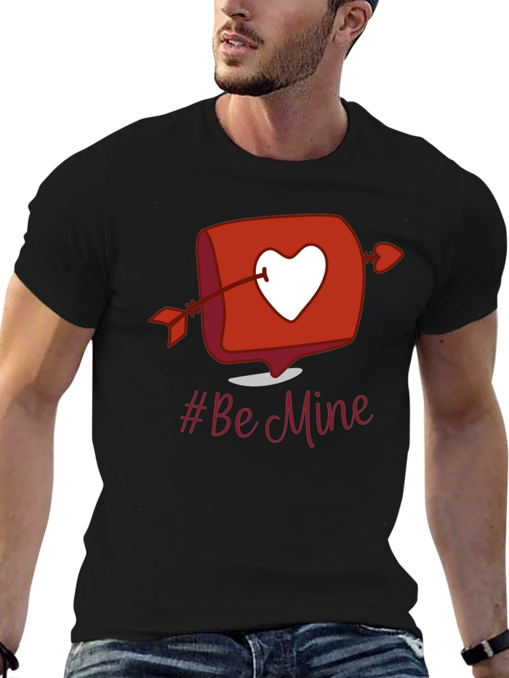 Be Mine Valentines Day Graphic Tee