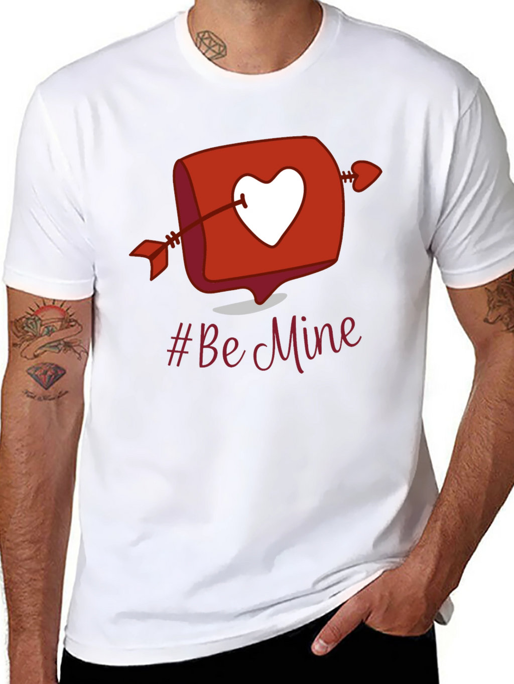 Be Mine Valentines Day Graphic Tee