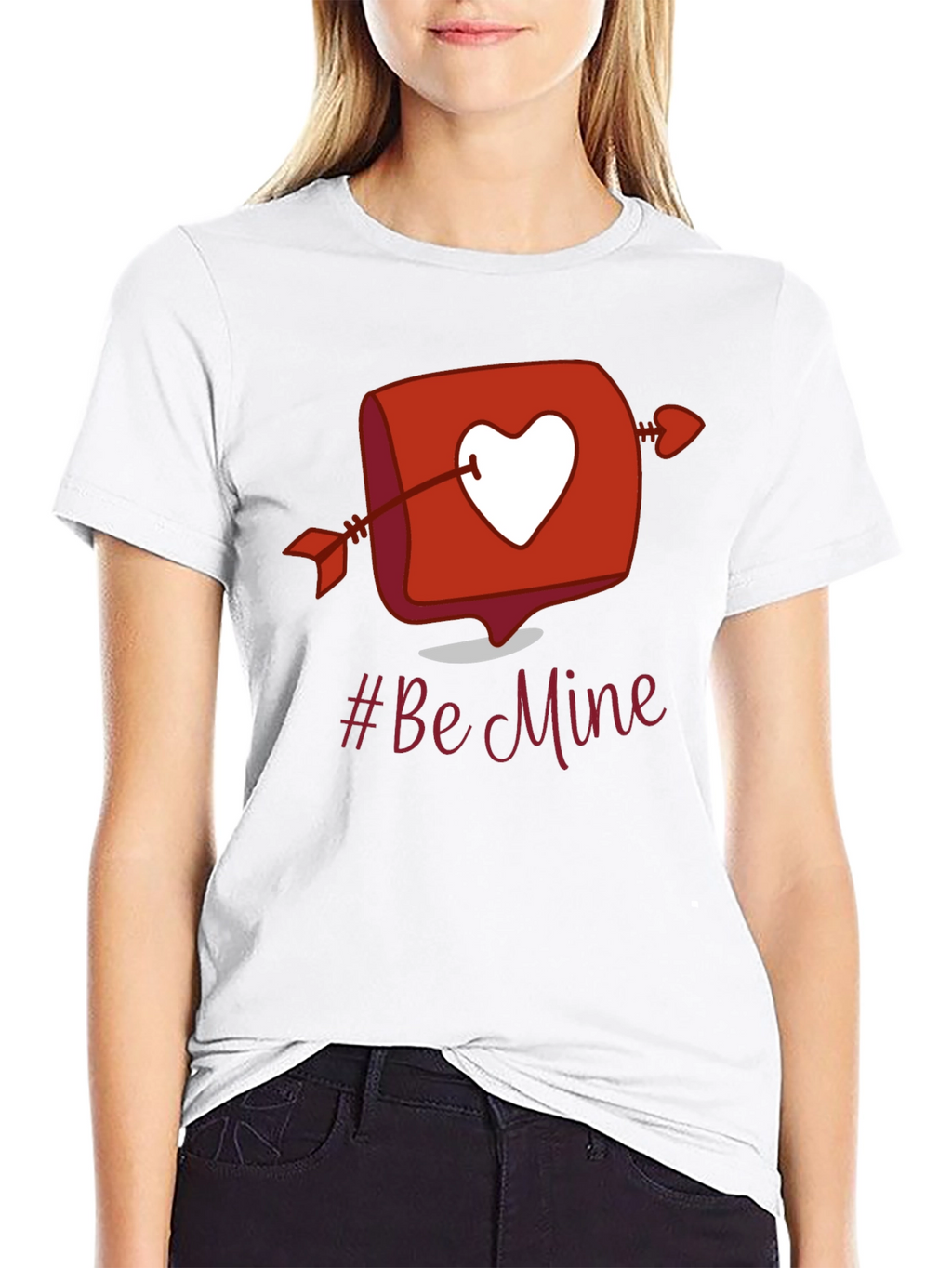 Be Mine Valentines Day Graphic Tee