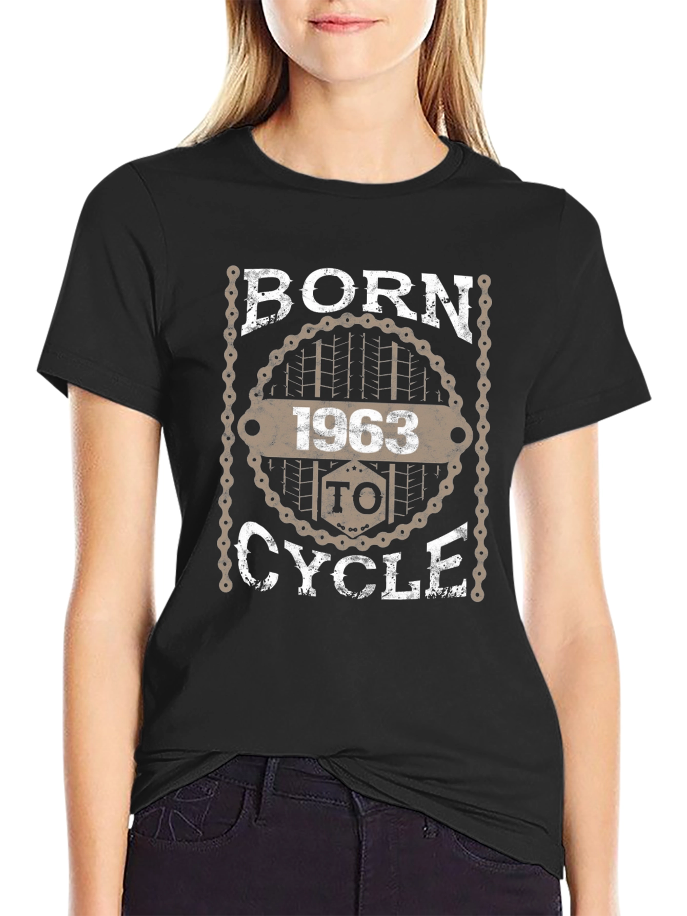 Born To Cycle 1963 Graphic T-Shirt