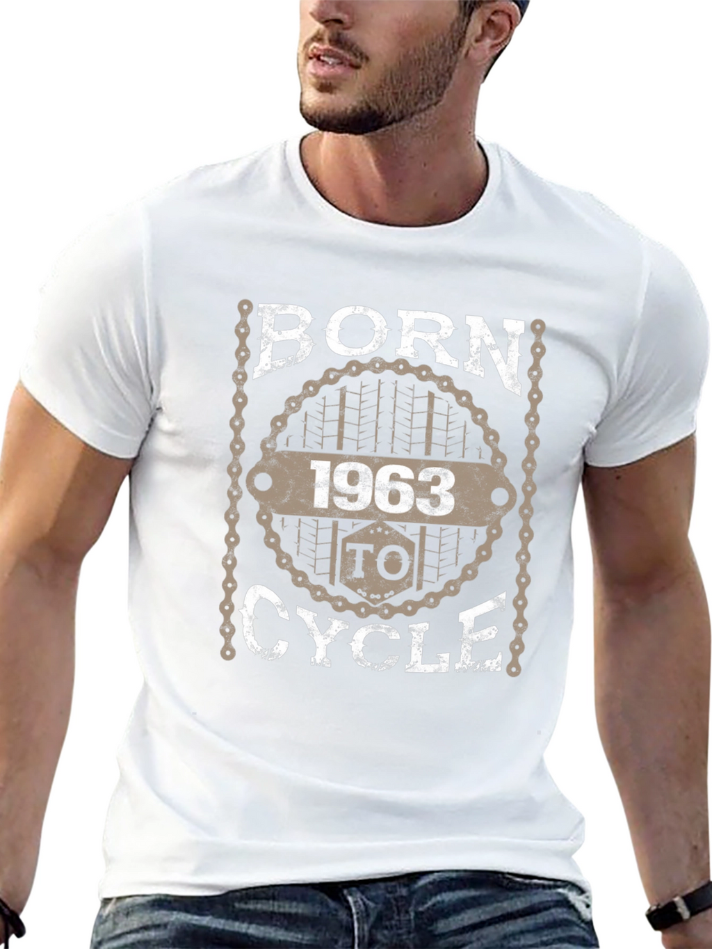 Born To Cycle 1963 Graphic T-Shirt