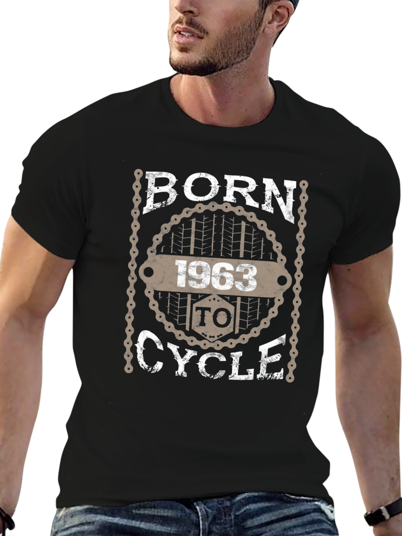Born To Cycle 1963 Graphic T-Shirt