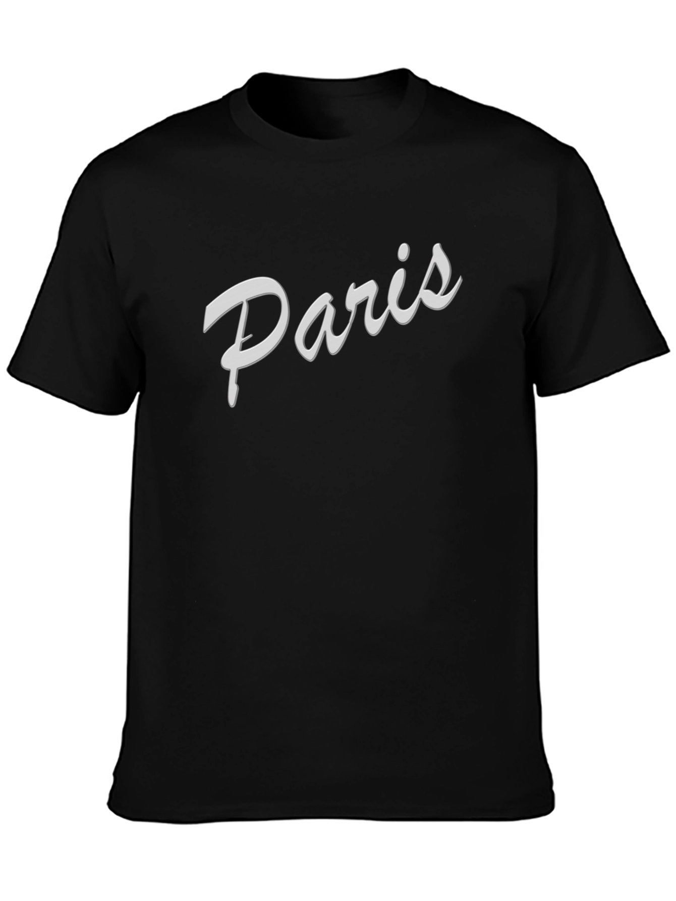 Paris Graphic Tee - Stylish Black T-Shirt