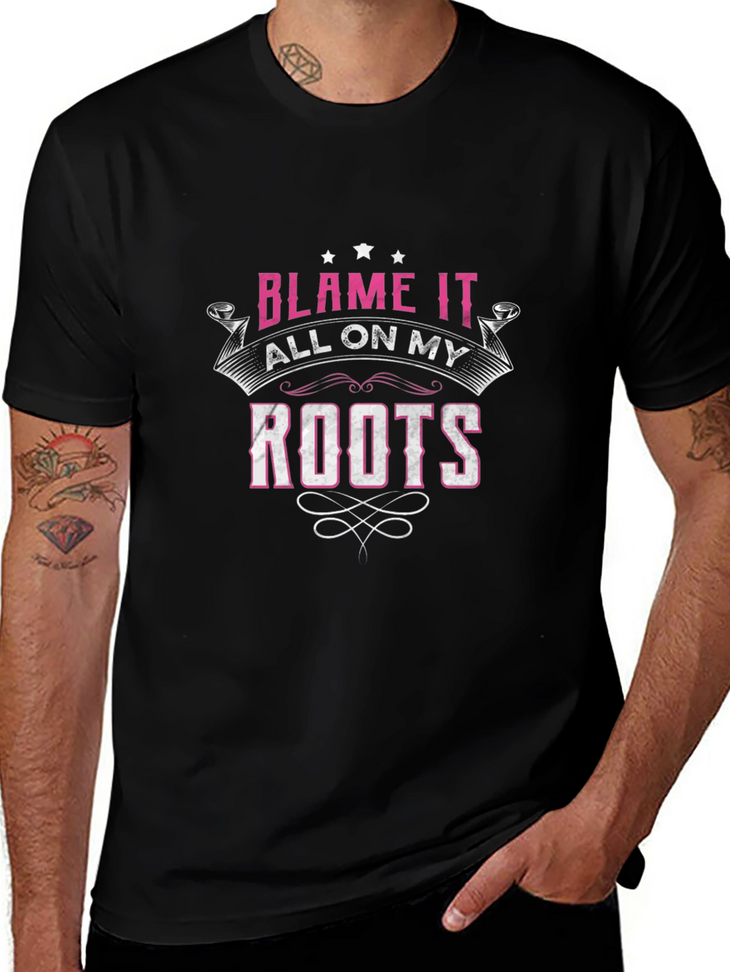 Blame It All On My Roots Graphic T-Shirt