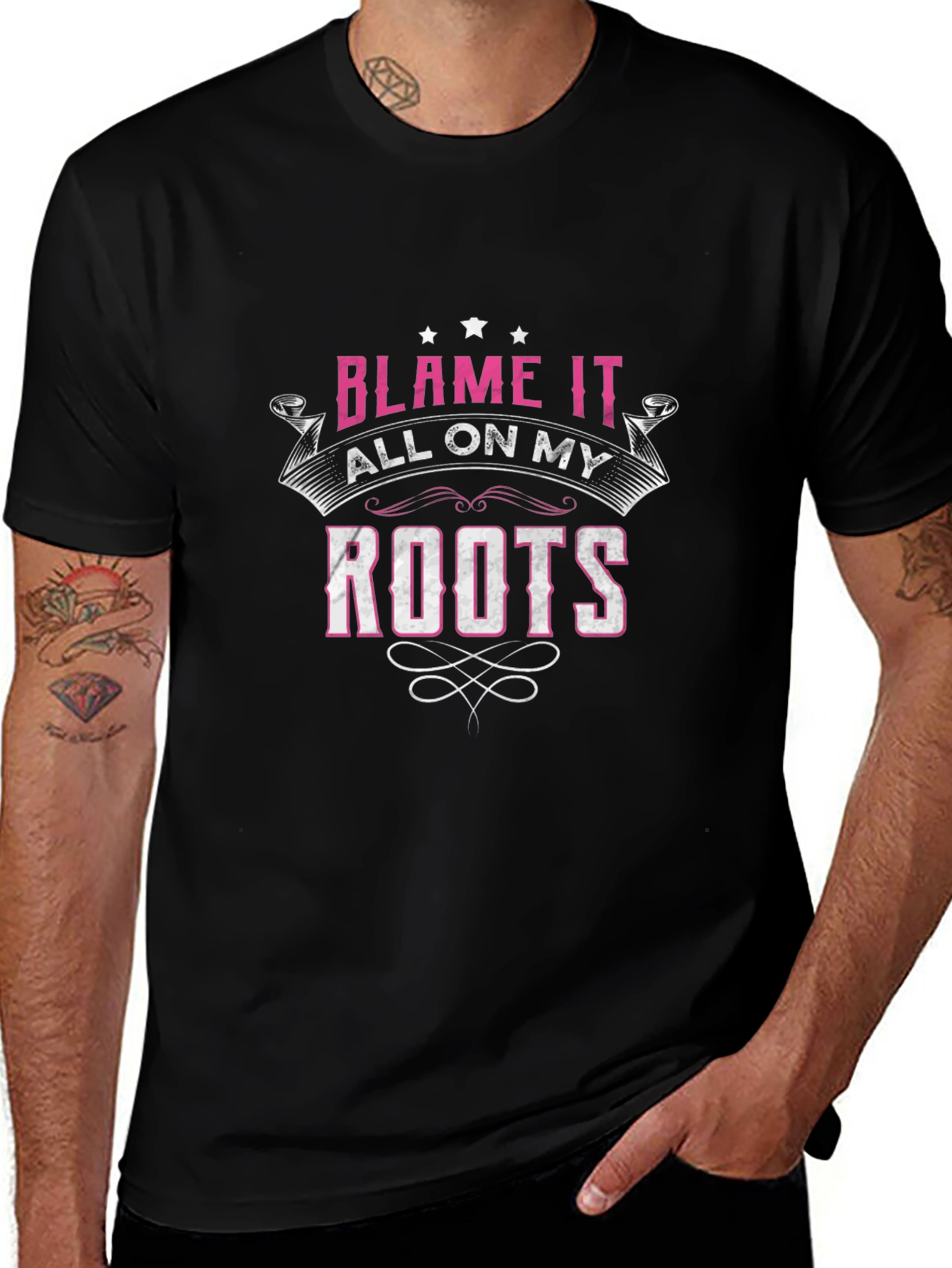 Blame It All On My Roots Graphic T-Shirt