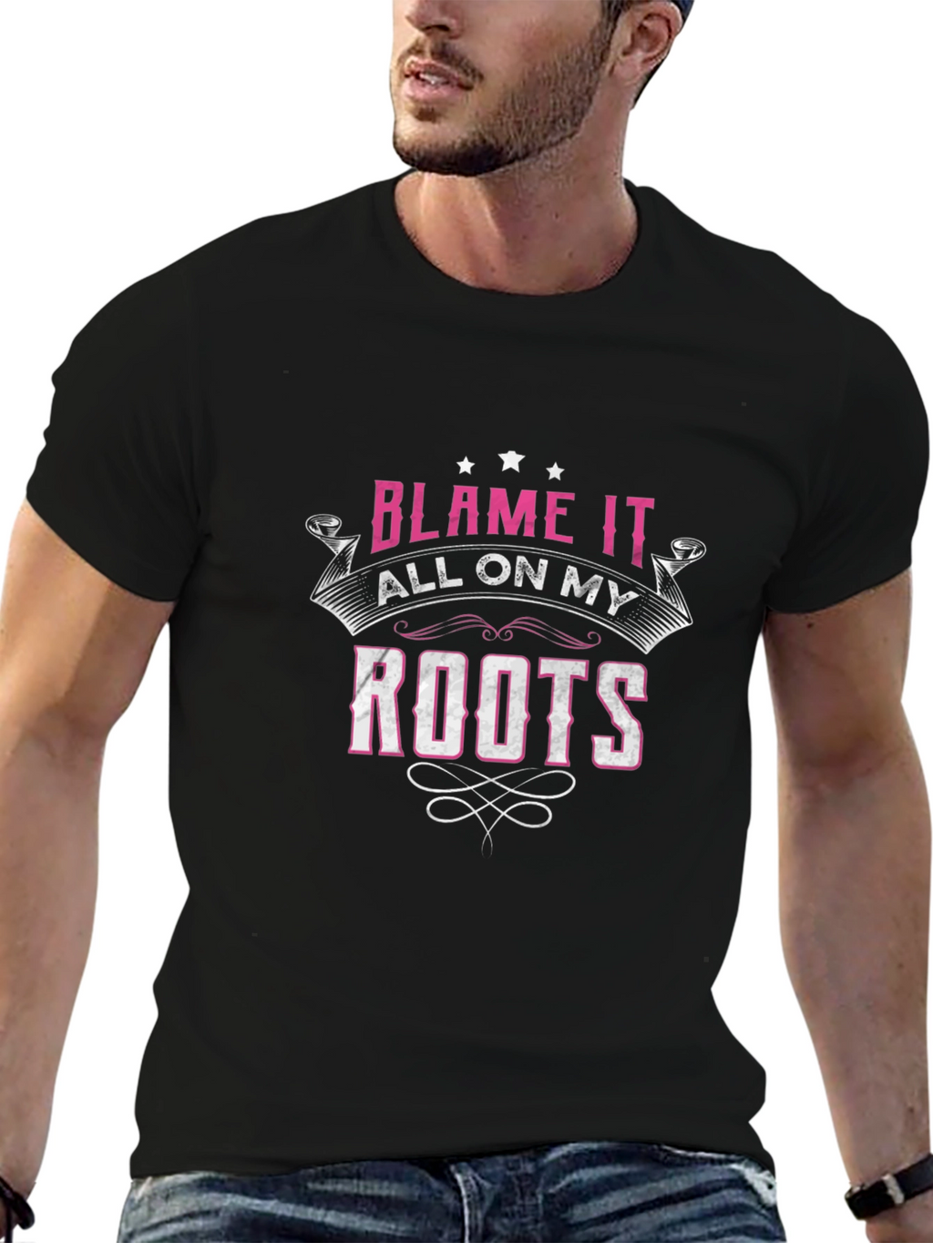 Blame It All On My Roots Graphic T-Shirt