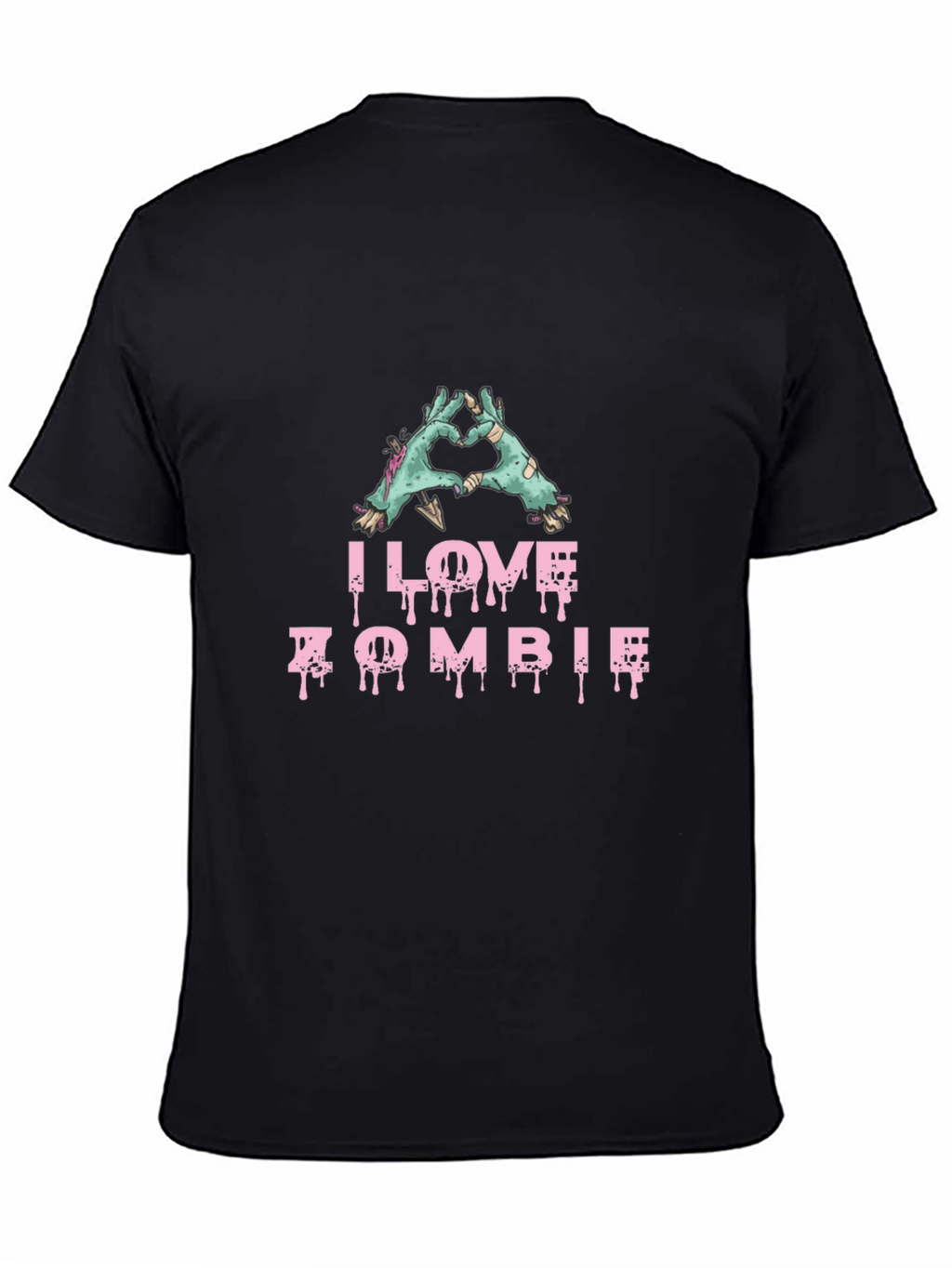 I Love Zombie T-Shirt - Graphic Novelty Tee