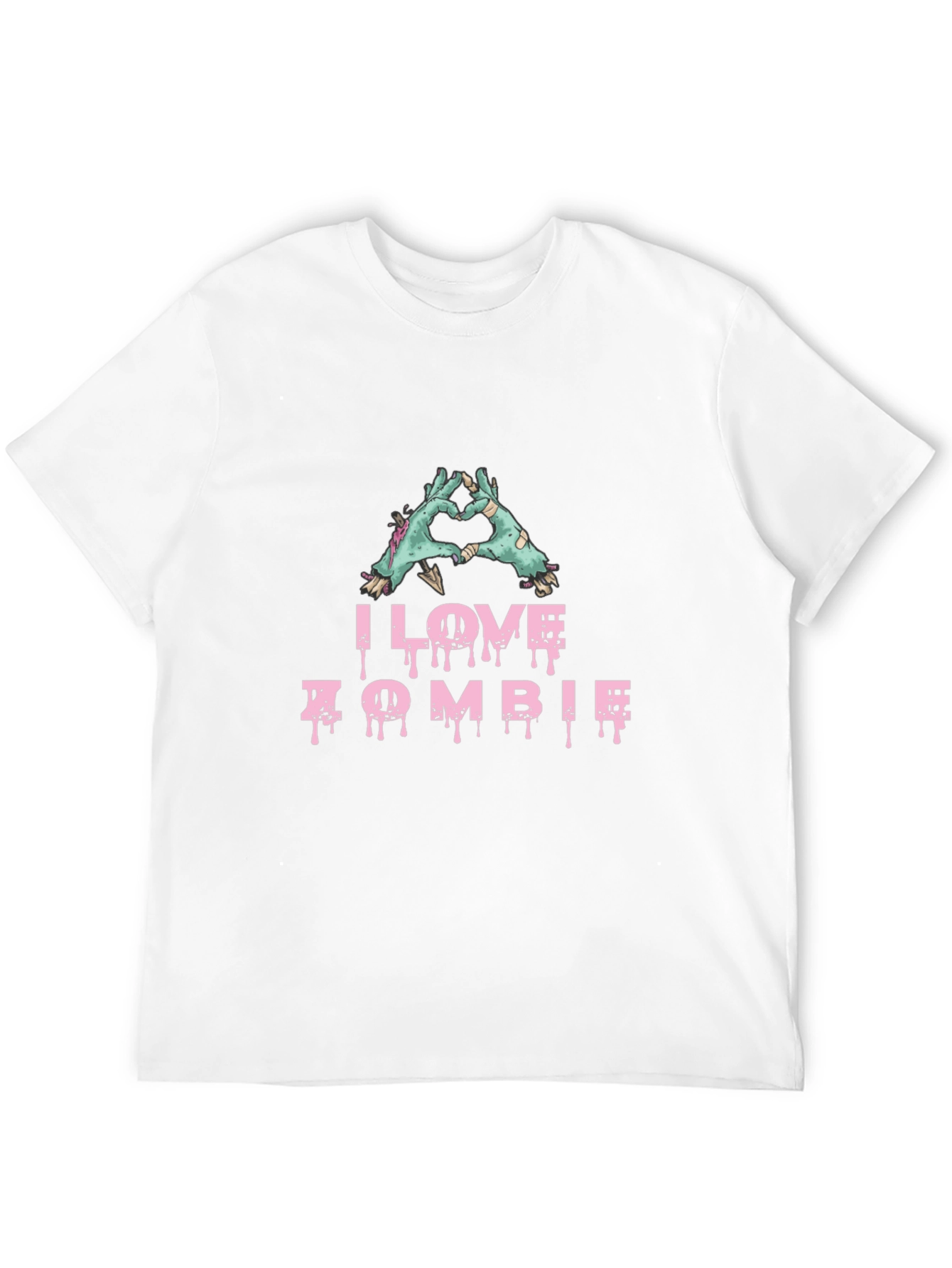 I Love Zombie T-Shirt - Graphic Novelty Tee