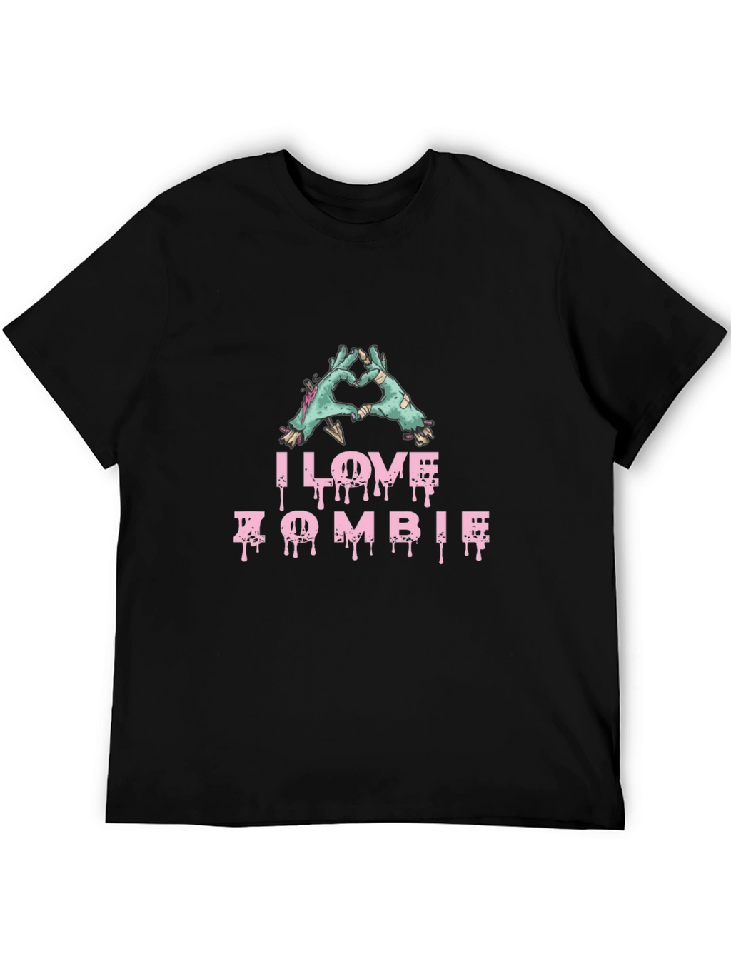 I Love Zombie T-Shirt - Graphic Novelty Tee