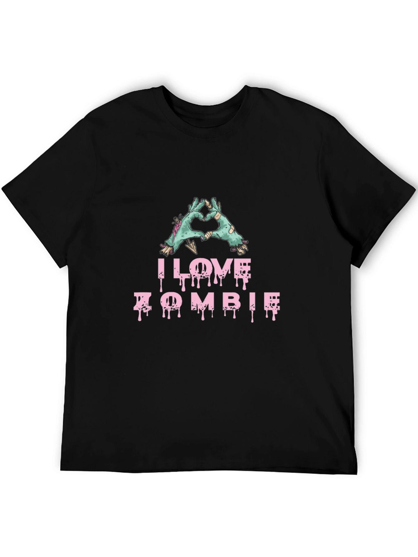 I Love Zombie T-Shirt - Graphic Novelty Tee