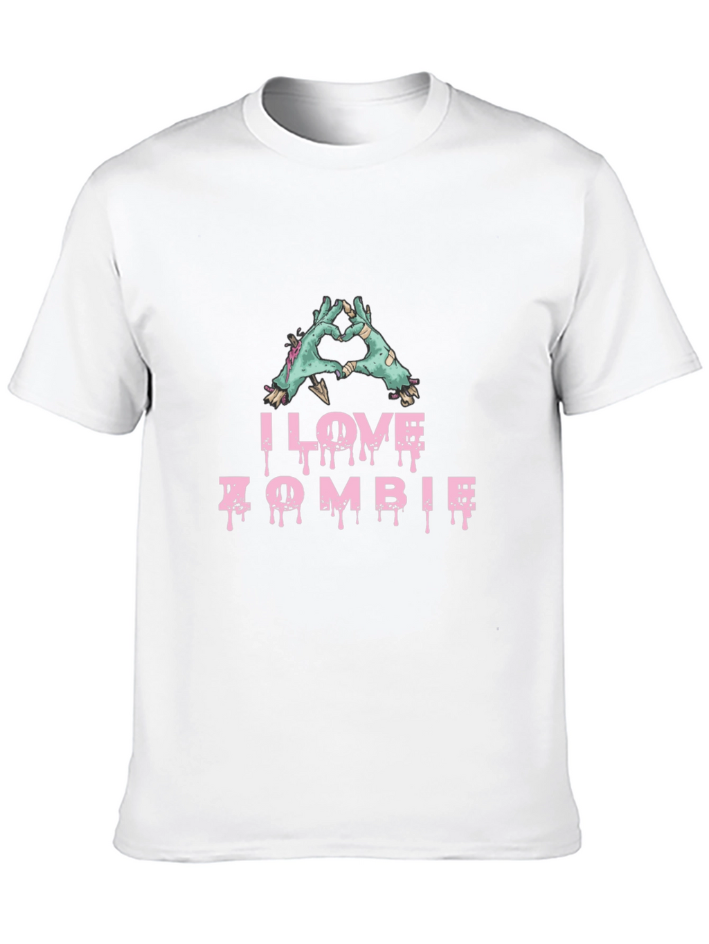 I Love Zombie T-Shirt - Graphic Novelty Tee