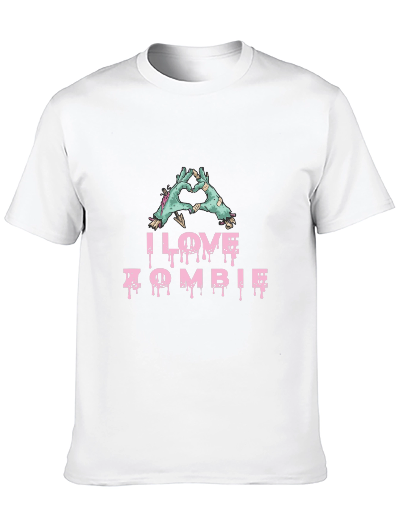 I Love Zombie T-Shirt - Graphic Novelty Tee
