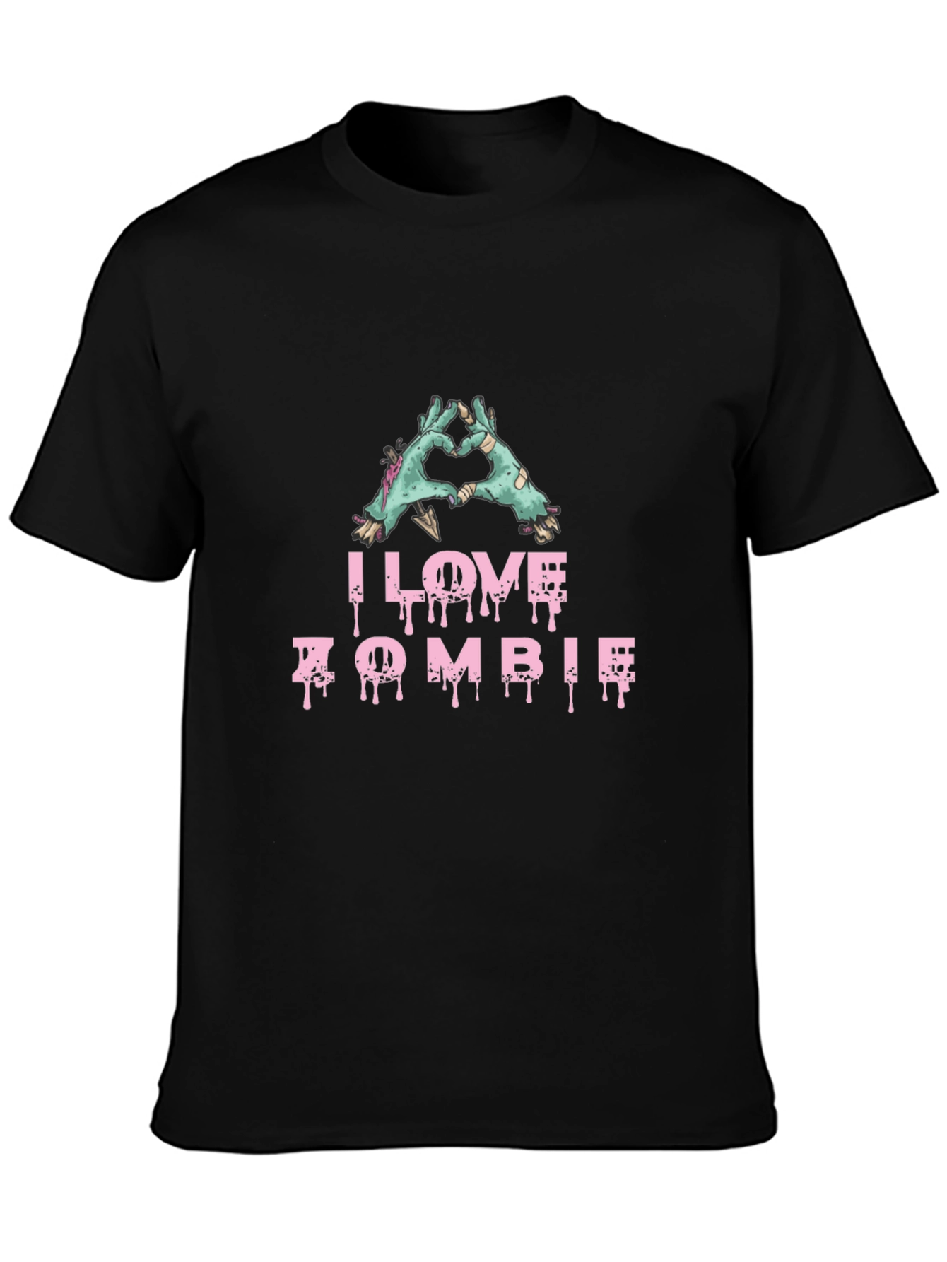 I Love Zombie T-Shirt - Graphic Novelty Tee