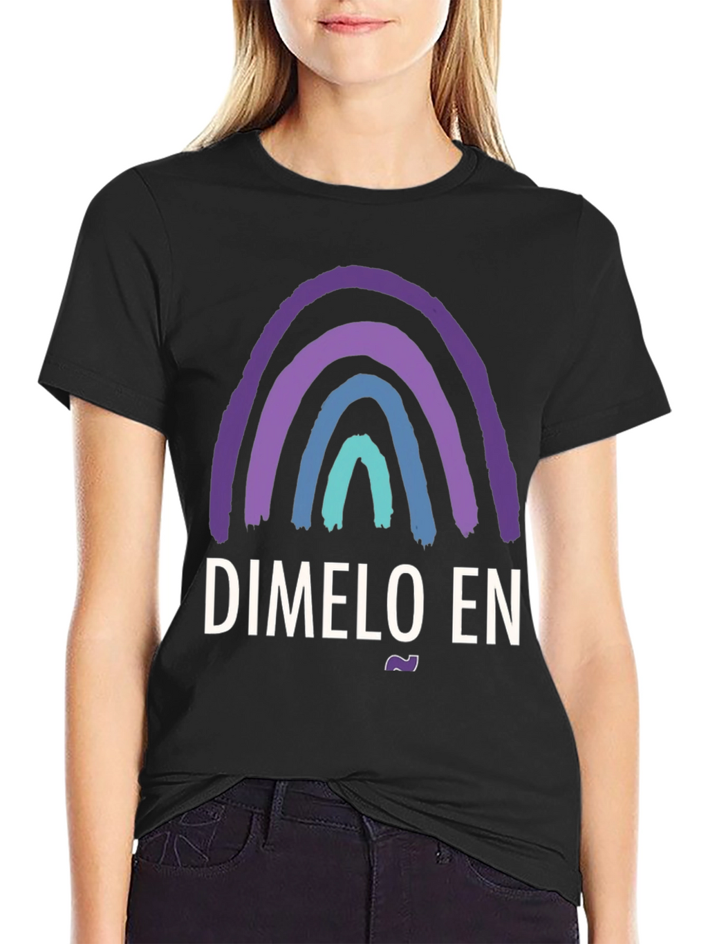Dimelo En Rainbow T-Shirt