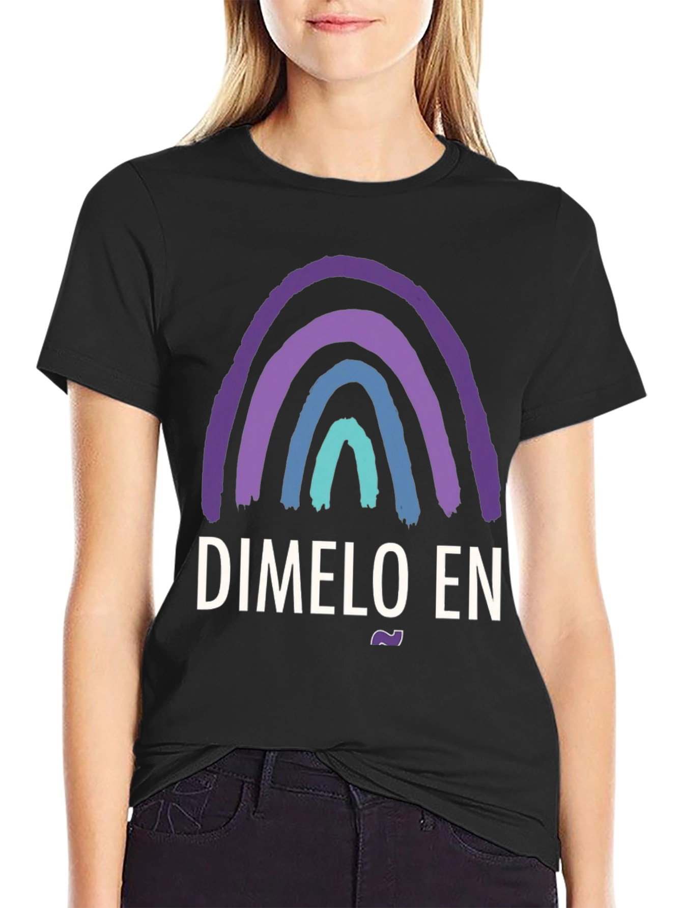 Dimelo En Rainbow T-Shirt