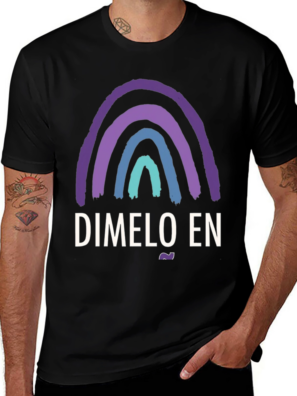 Dimelo En Rainbow T-Shirt