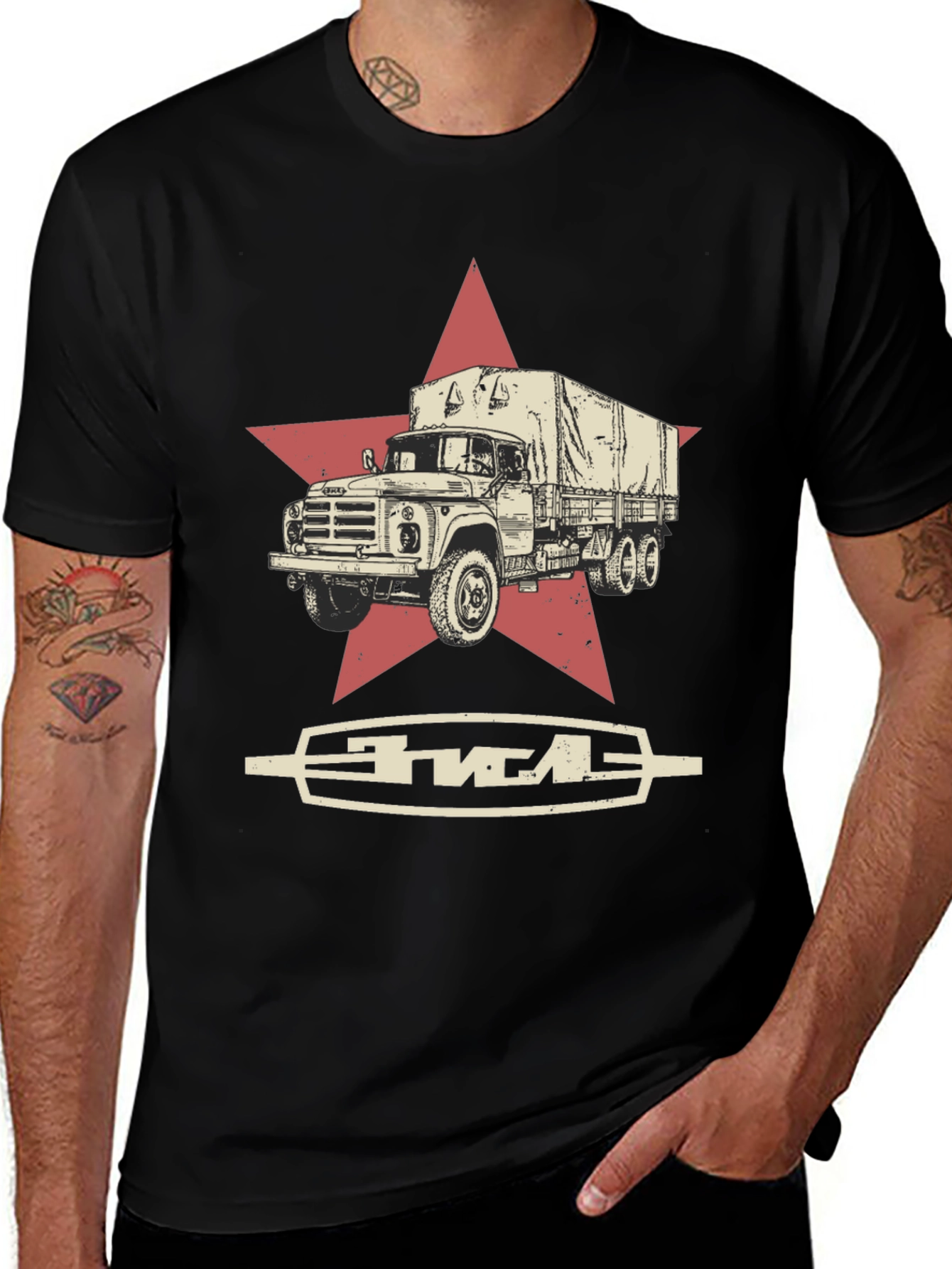 ZIL-130 Truck T-Shirt - Vintage Soviet Design