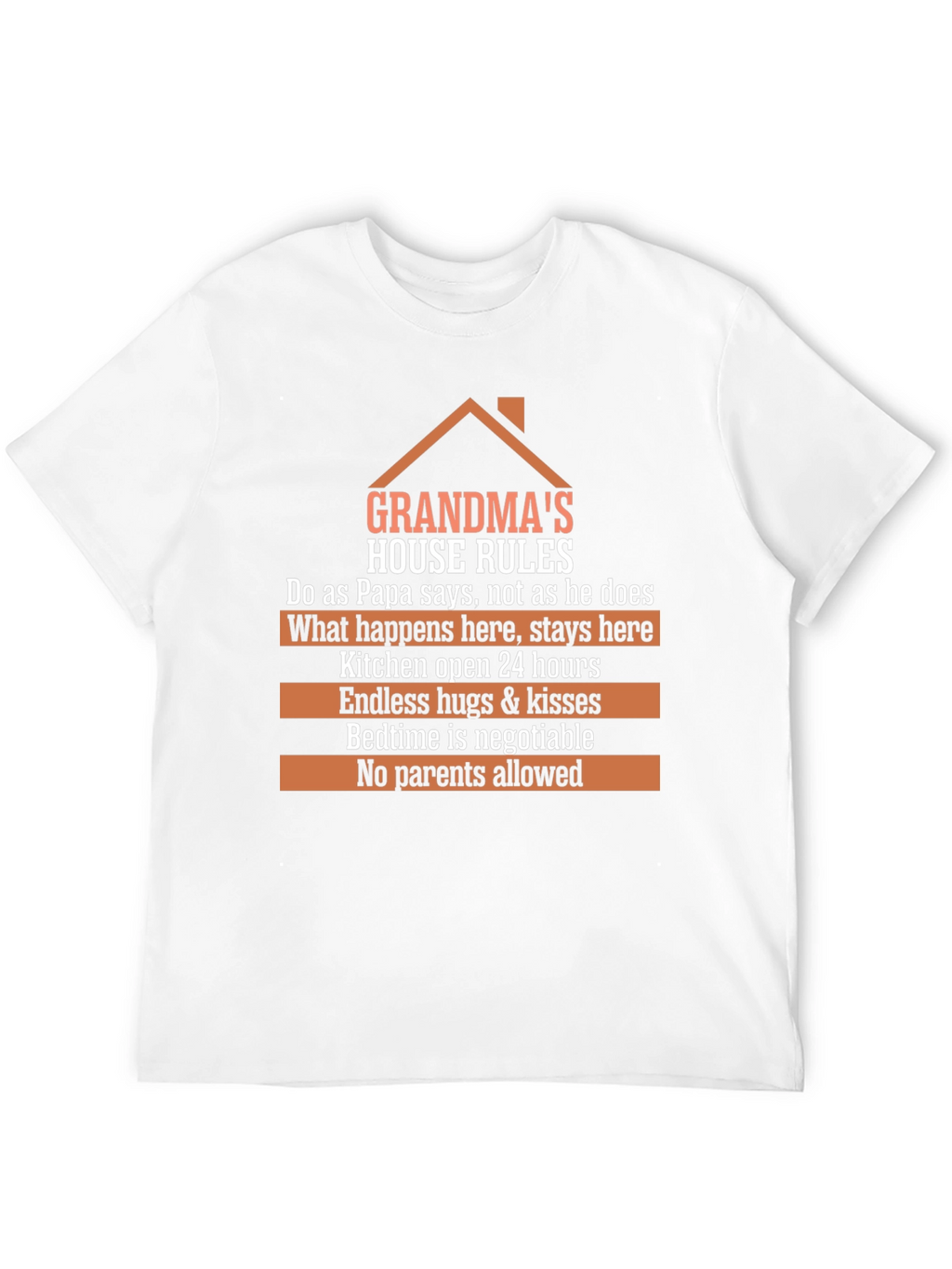 Grandmas House Rules Graphic T-Shirt