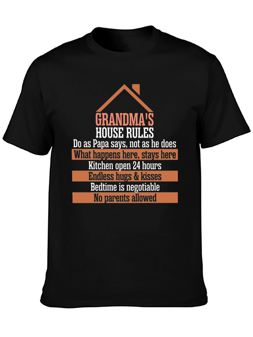 Grandmas House Rules Graphic T-Shirt