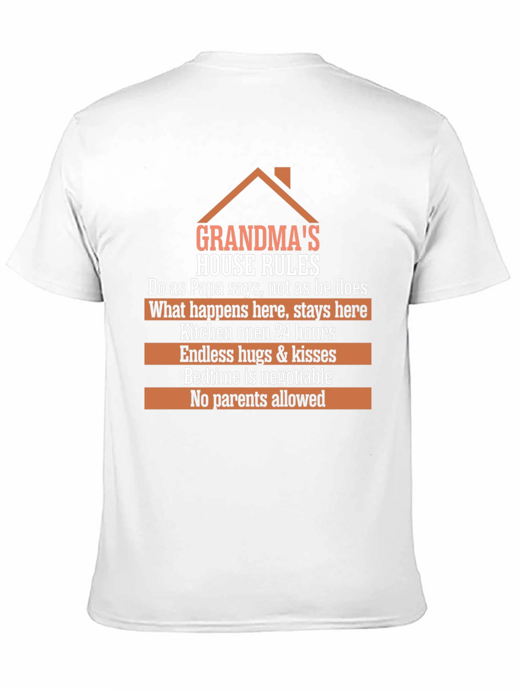 Grandmas House Rules Graphic T-Shirt
