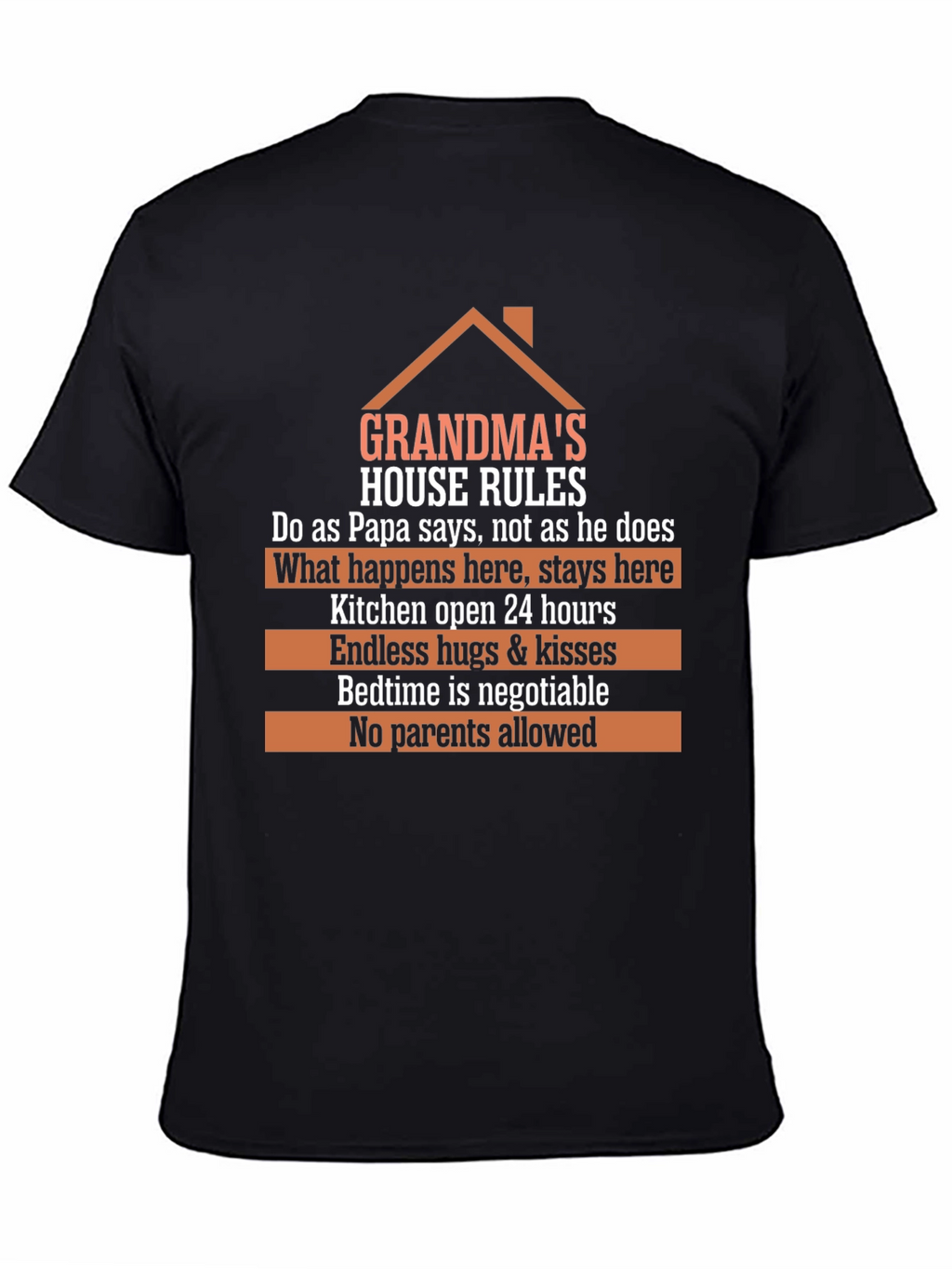 Grandmas House Rules Graphic T-Shirt