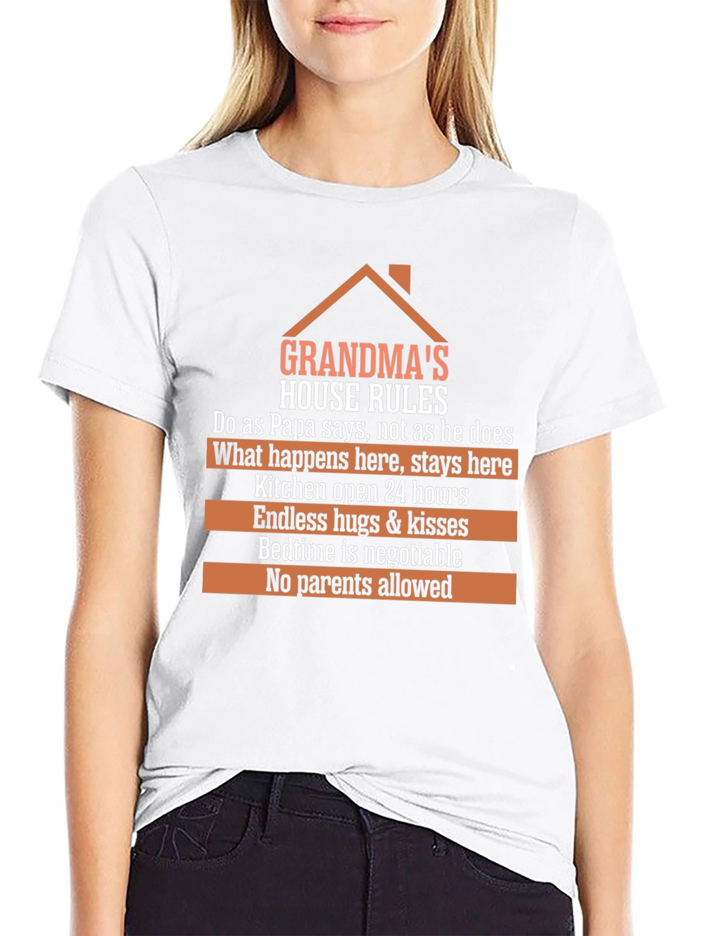 Grandmas House Rules Graphic T-Shirt