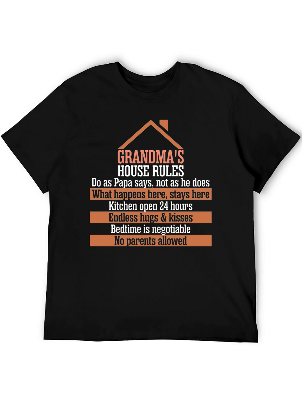 Grandmas House Rules Graphic T-Shirt