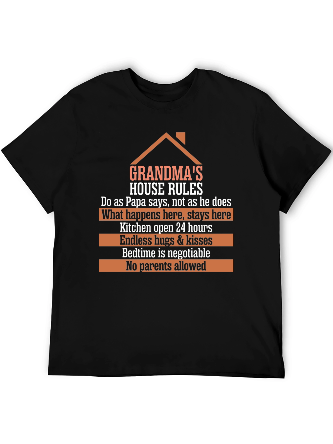 Grandmas House Rules Graphic T-Shirt
