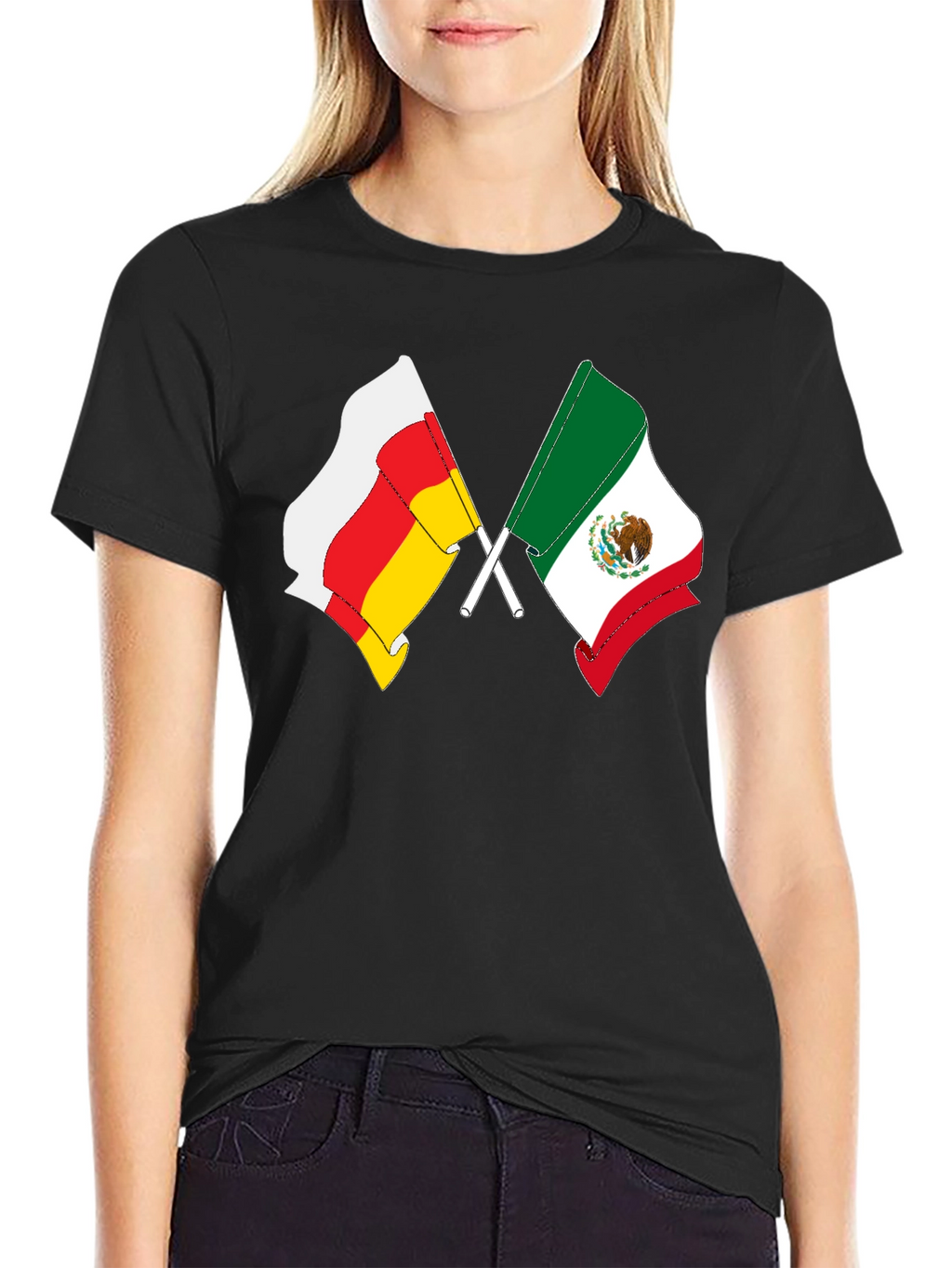 Crossed Flags Graphic Tee
