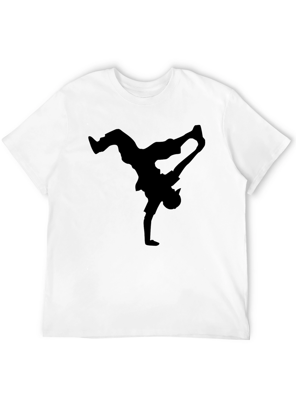 Black Dancer Silhouette Graphic Tee