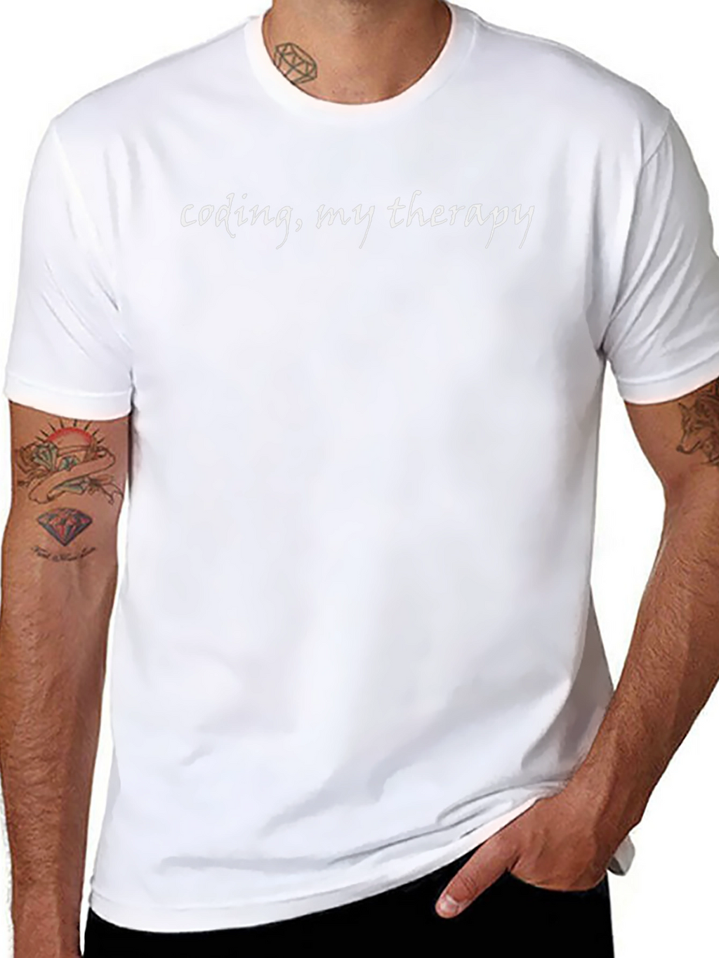 Coding Therapy Black T-Shirt