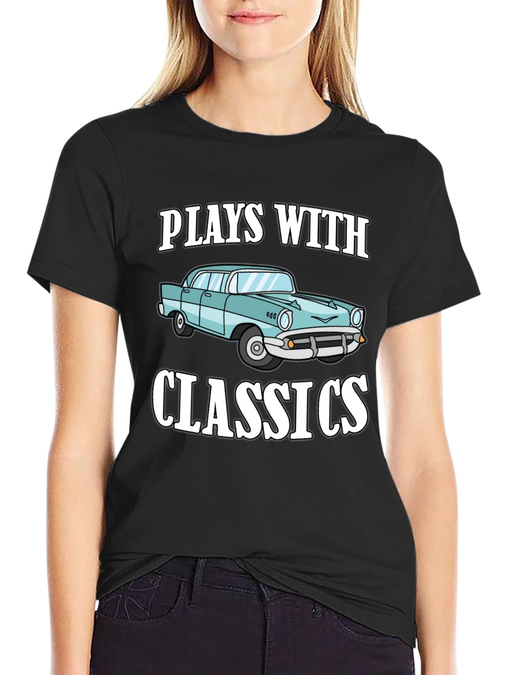 Plays with Classics Car Graphic T-Shirt