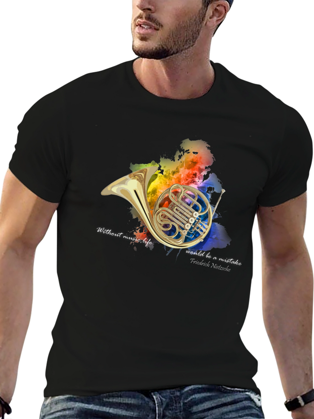 French Horn Music Lover T-Shirt