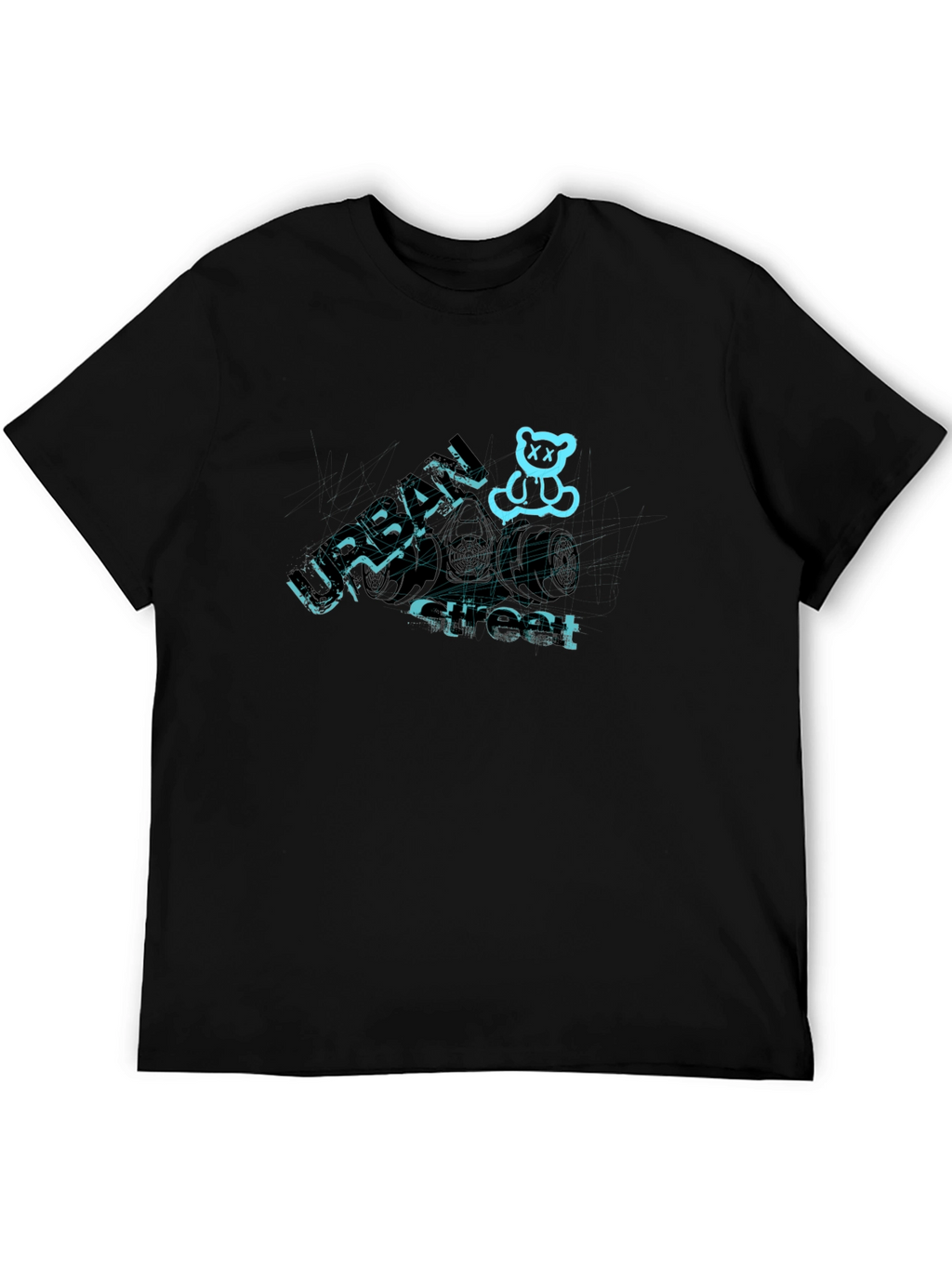 Urban Street Bear T-Shirt - Cool Graphic Tee