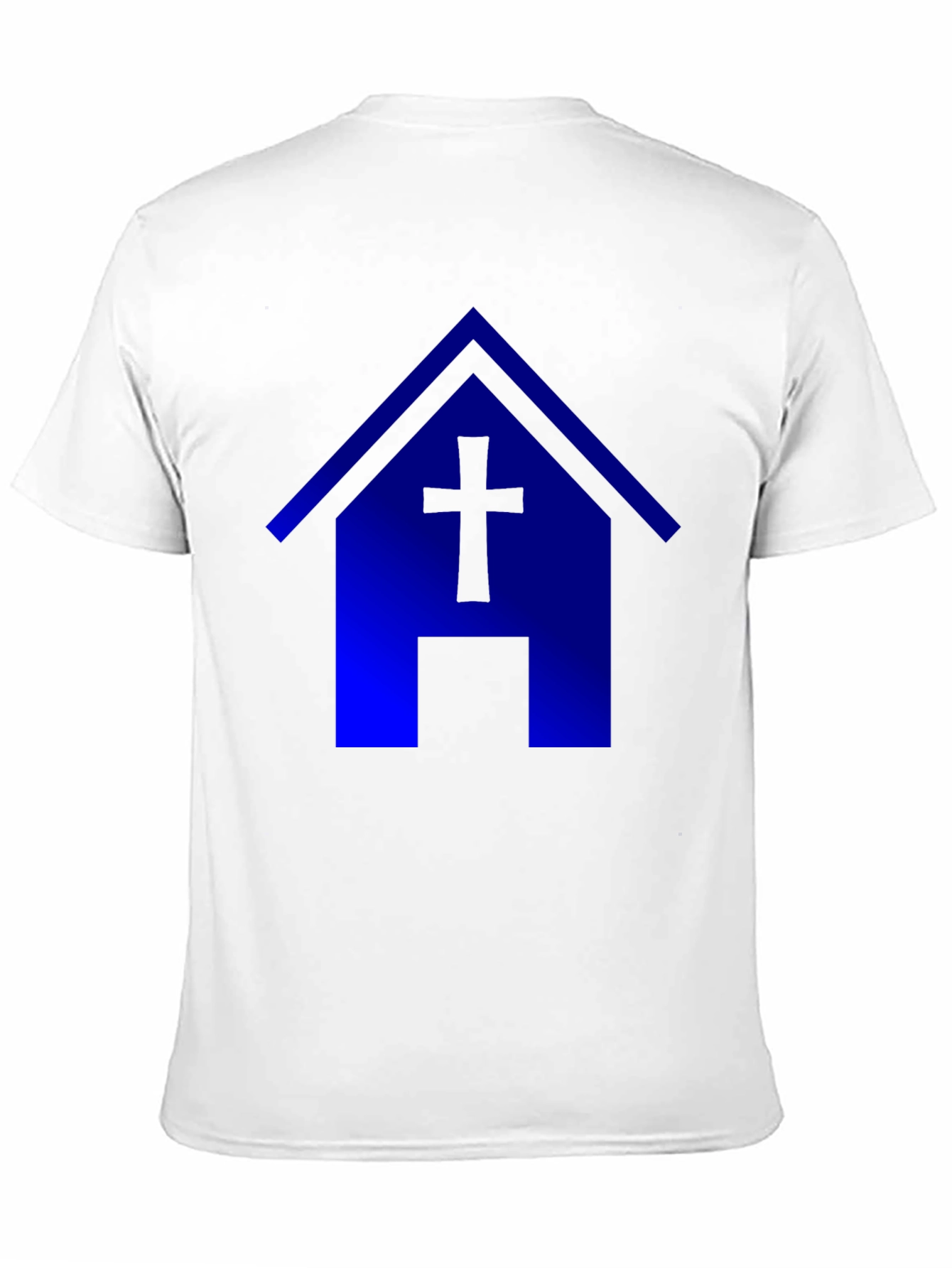 Blue Church T-Shirt: Faith & Style