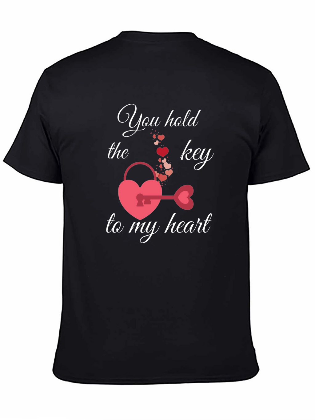 Heart Key Valentines Day T-Shirt