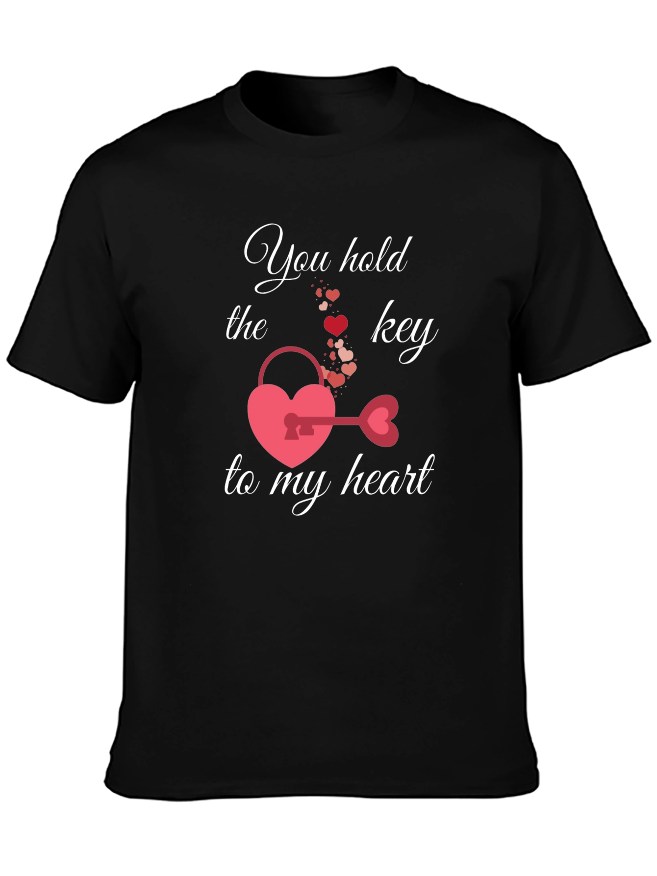 Heart Key Valentines Day T-Shirt