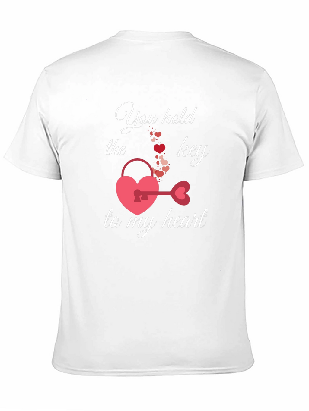 Heart Key Valentines Day T-Shirt