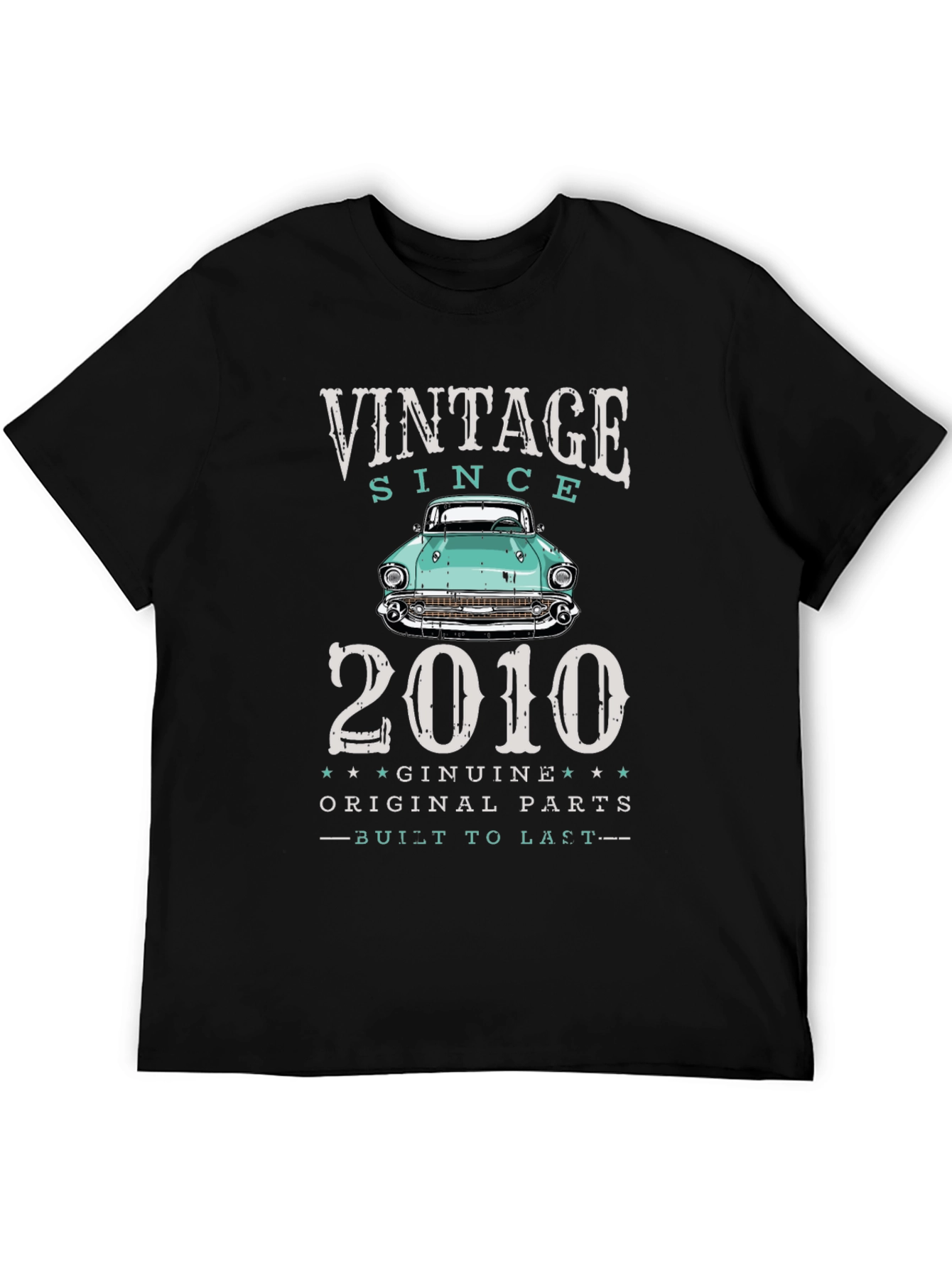 Vintage Since 2010 Car T-Shirt