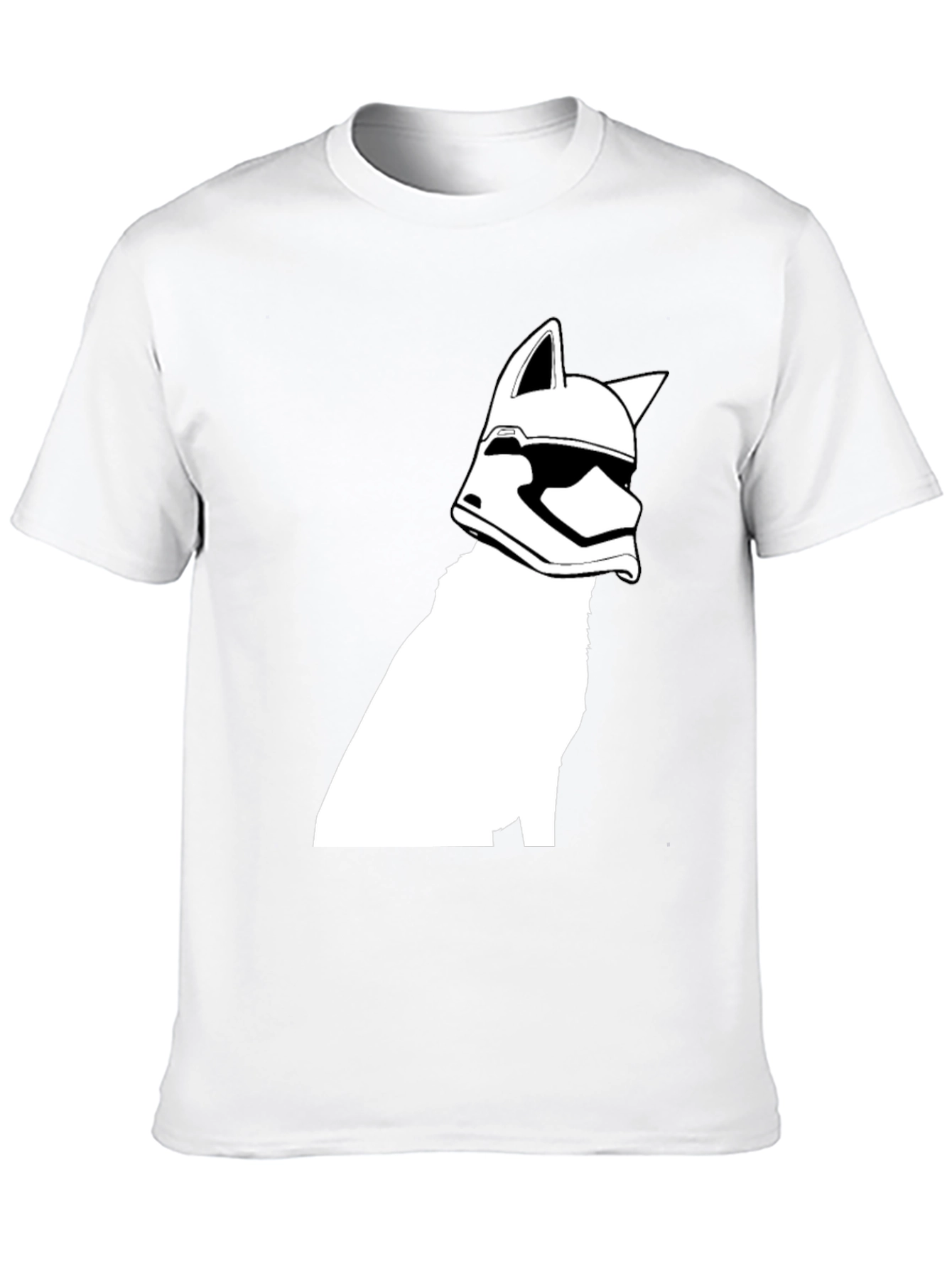 Stormtrooper Husky T-Shirt - Black Cotton Tee