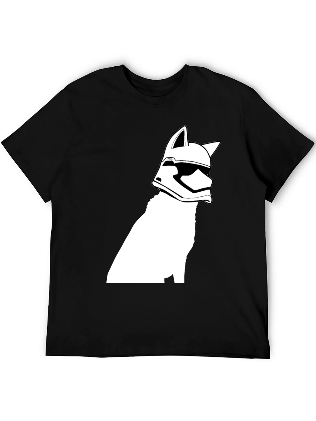 Stormtrooper Husky T-Shirt - Black Cotton Tee