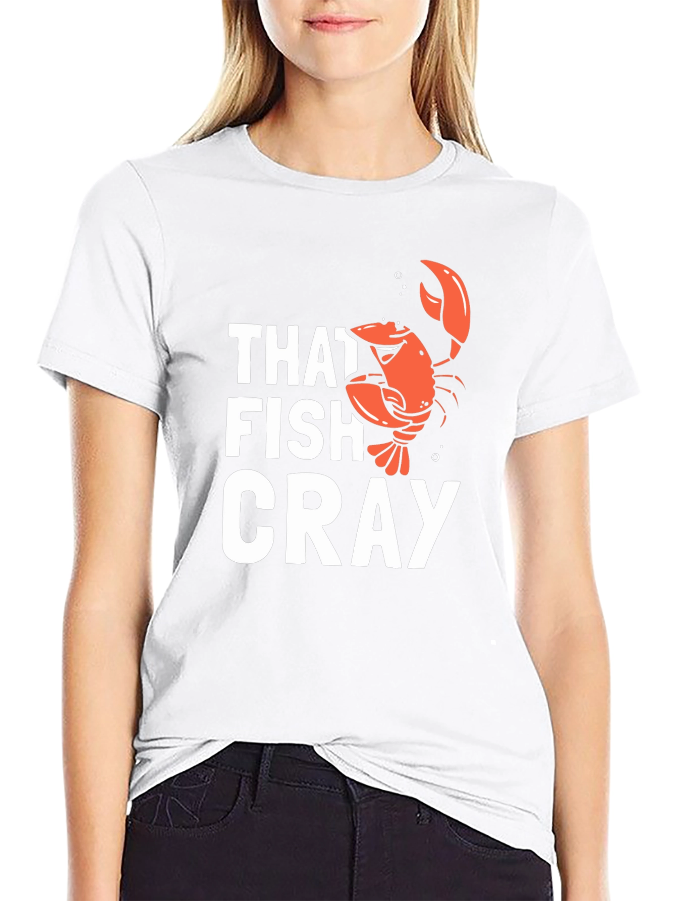 That Fish Cray Funny Crawfish Graphic T-Shirt