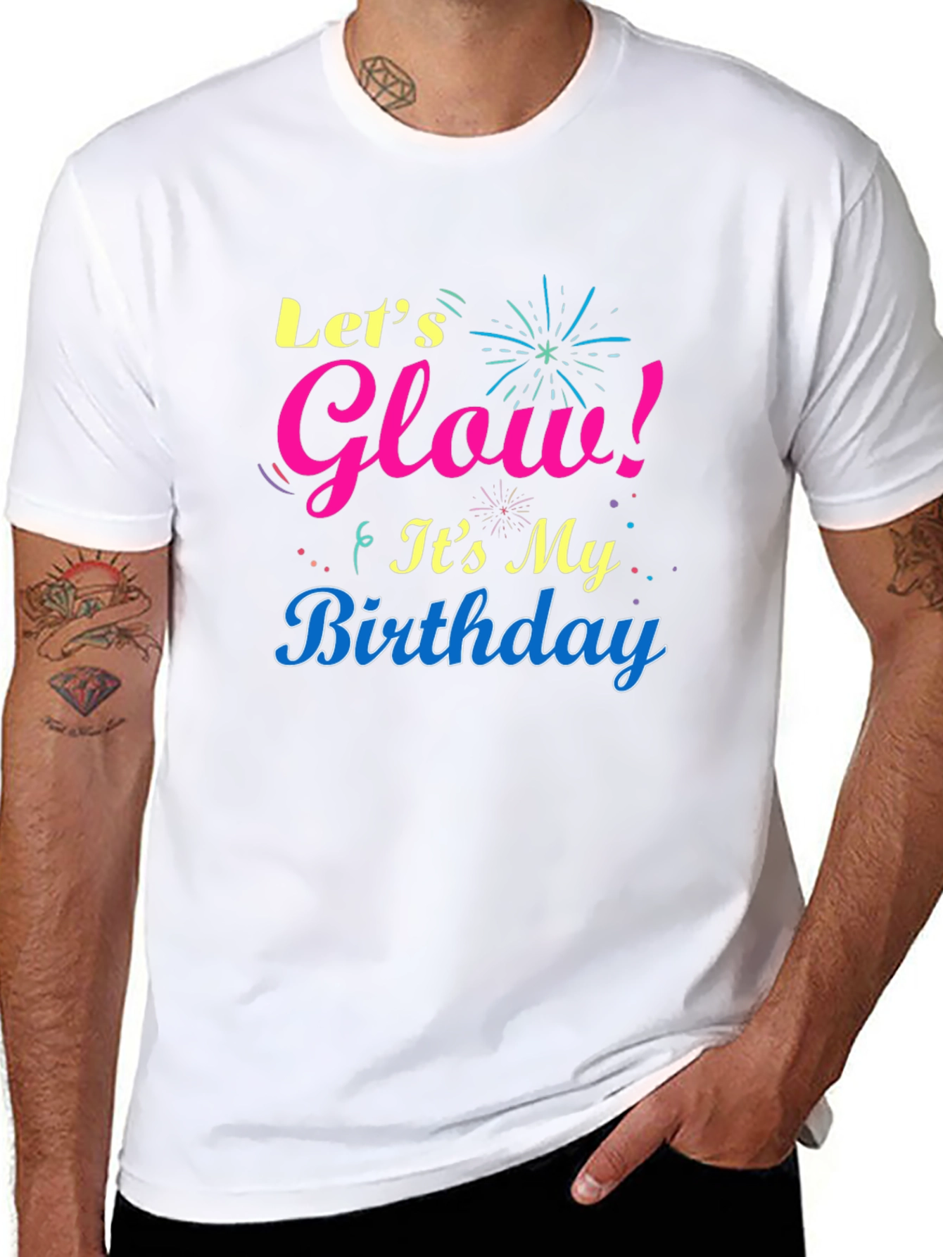 Lets Glow Birthday T-Shirt