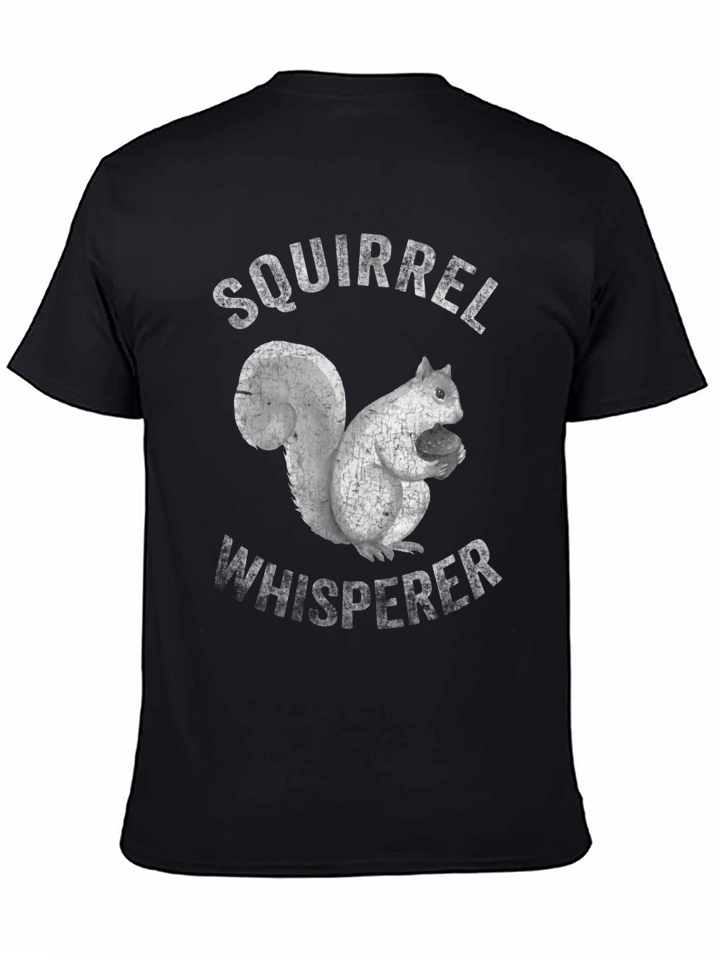 Squirrel Whisperer Graphic T-Shirt - Black