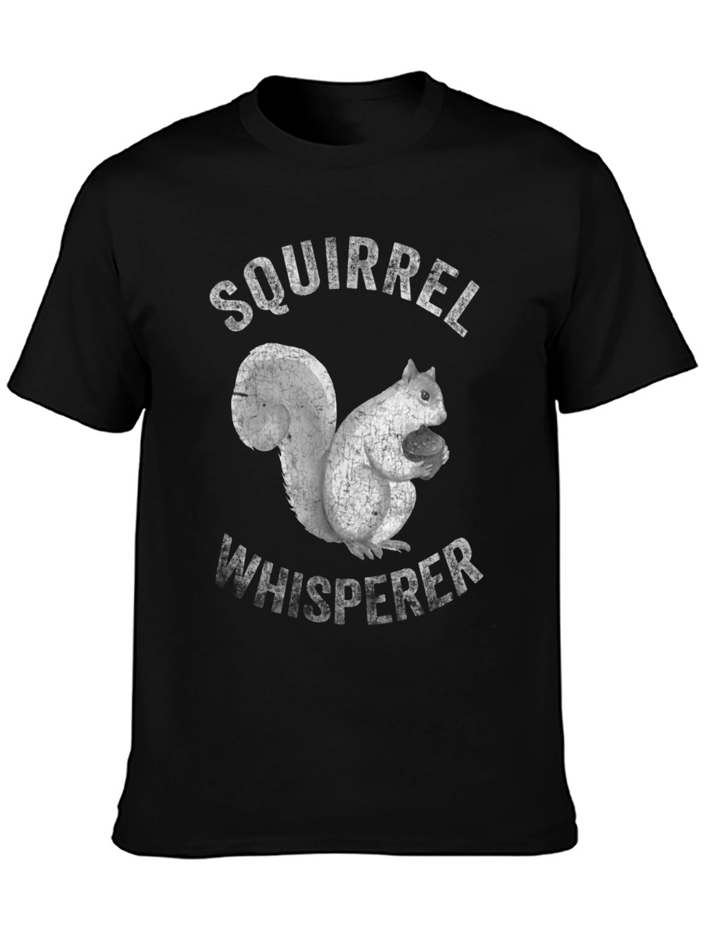 Squirrel Whisperer Graphic T-Shirt - Black