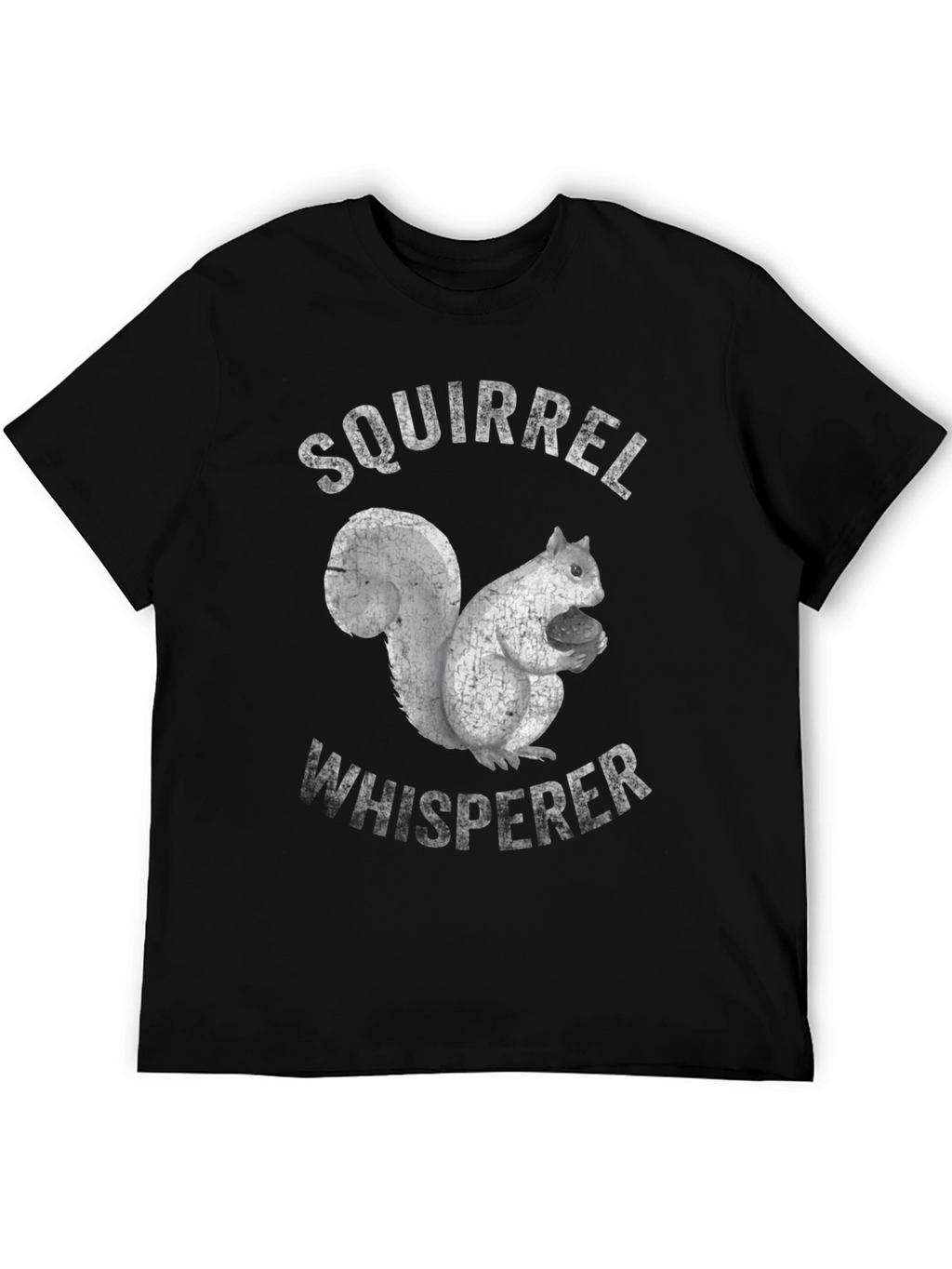 Squirrel Whisperer Graphic T-Shirt - Black