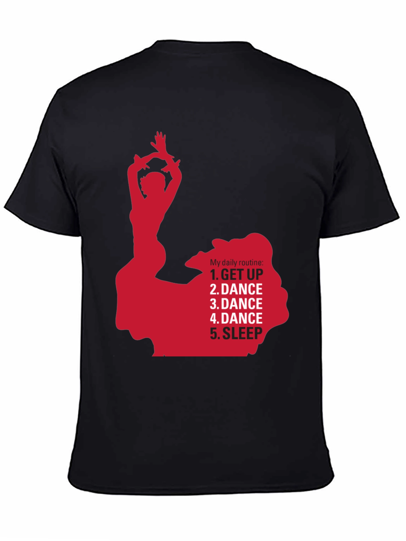Dance Routine Graphic Tee - Dancers Daily Life Shirt
